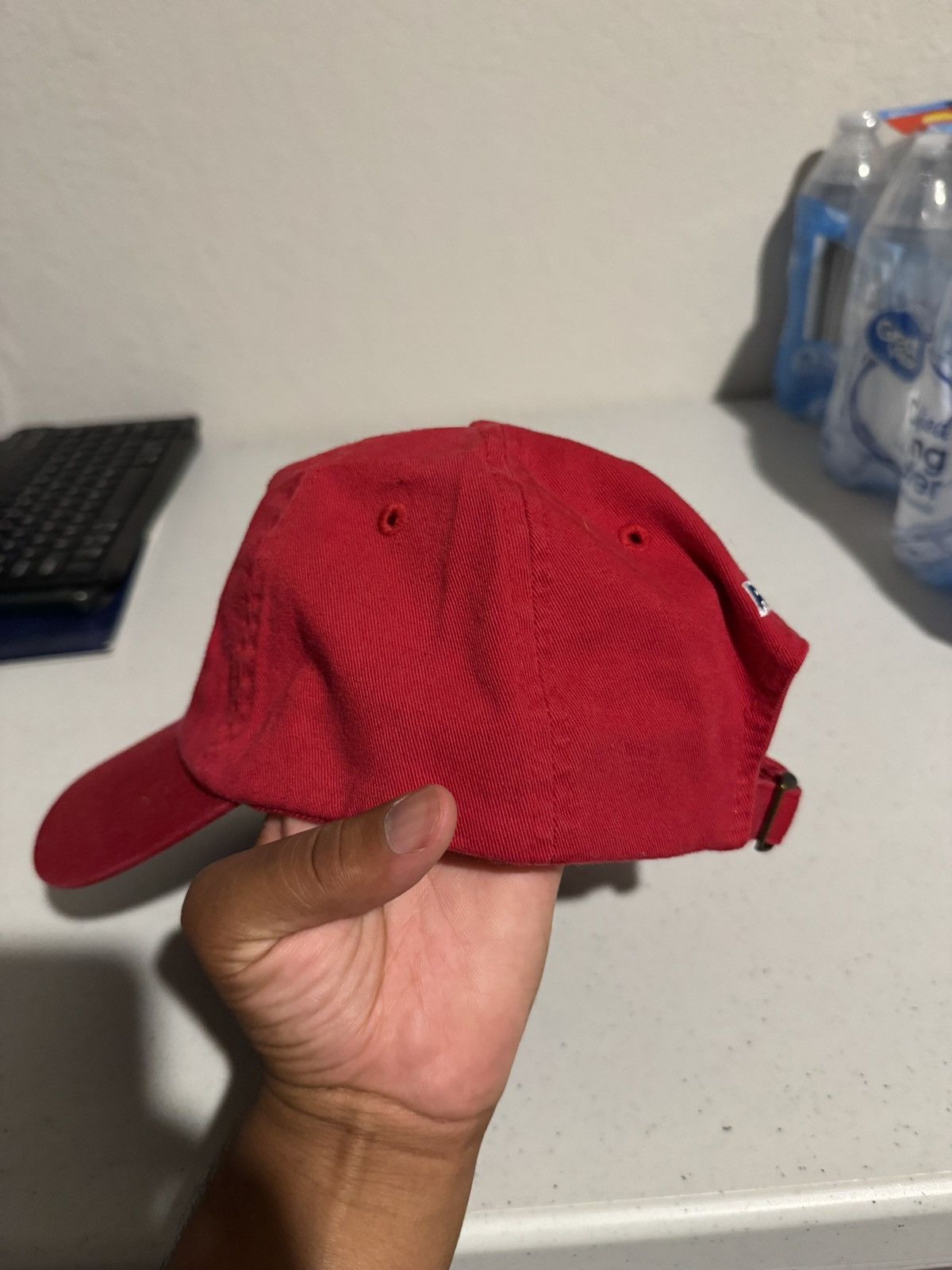 Other Red Chicago Bulls hat Size ONE SIZE - 2 Thumbnail