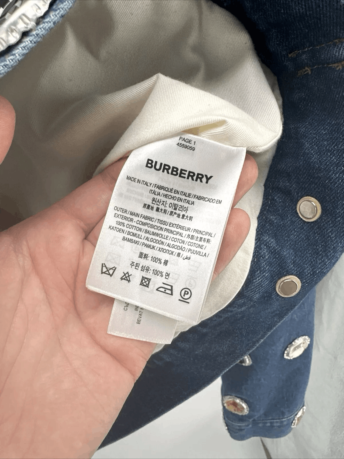 Burberry Burberry Bottle Cap Detail Denim Jacket Size 48 Size US M / EU 48-50 / 2 - 13 Thumbnail