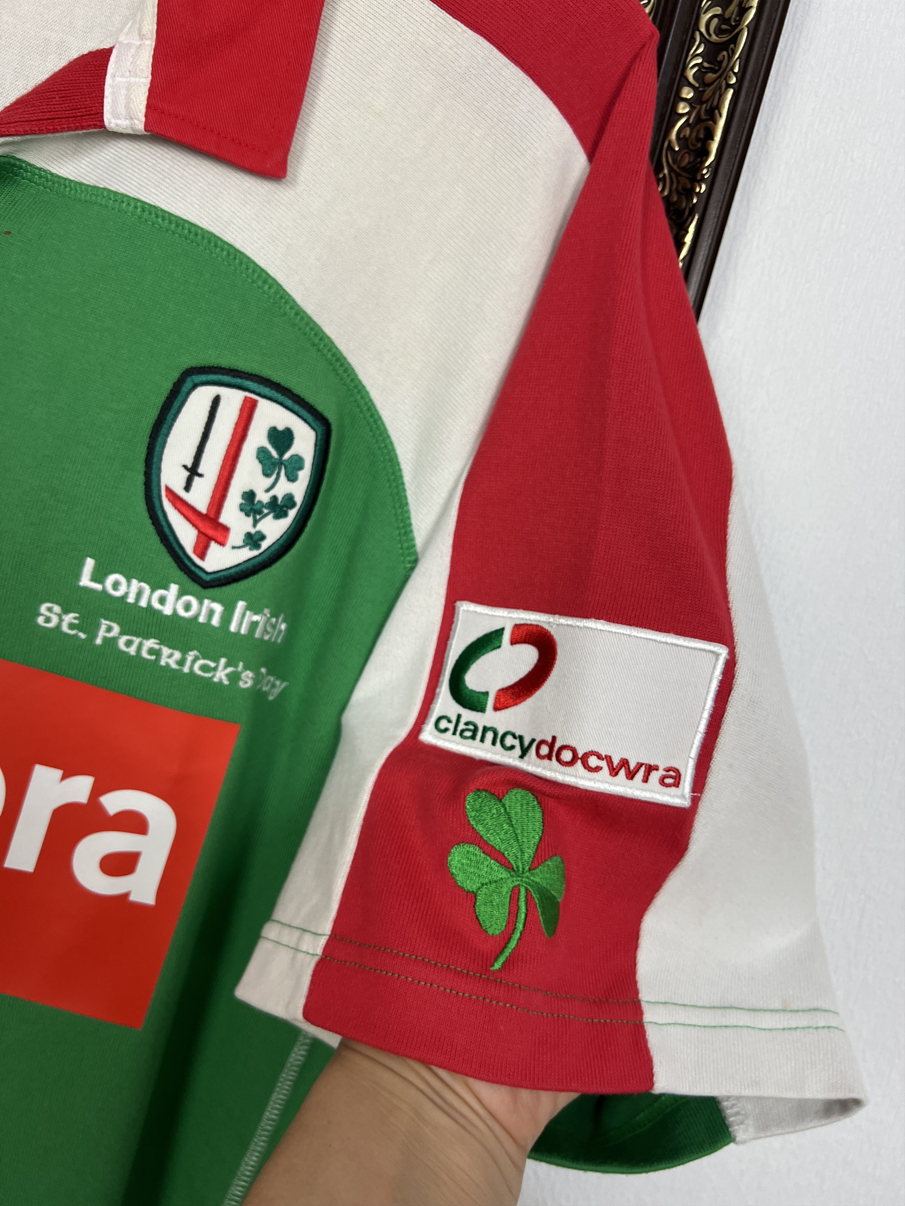 Vintage Canterbury London Irish Rugby Jersey Trikot Player Issue Size US XL / EU 56 / 4 - 4 Thumbnail