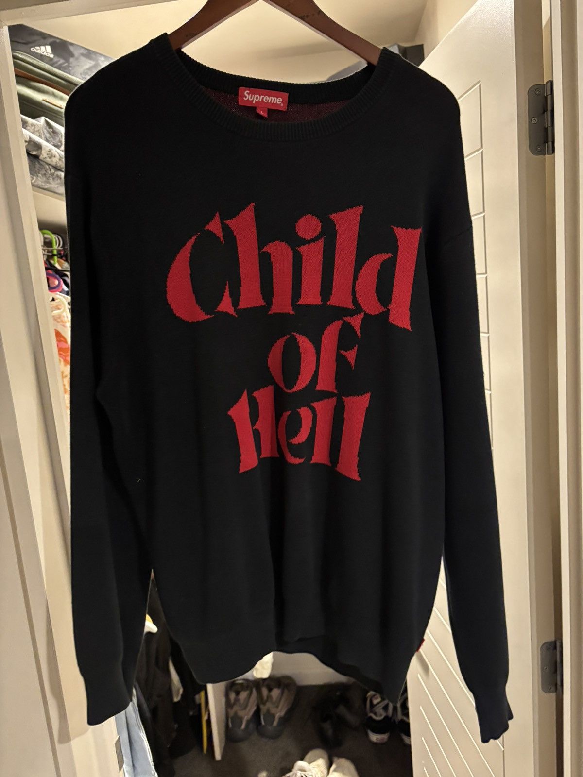 Supreme Child Of Hell Sweater | Grailed