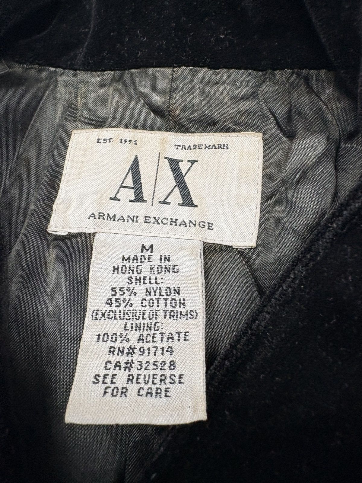 Armani Exchange Vintage 00s Armani Exchange Double Breasted Long Coat 90s Size M / US 6-8 / IT 42-44 - 10 Thumbnail