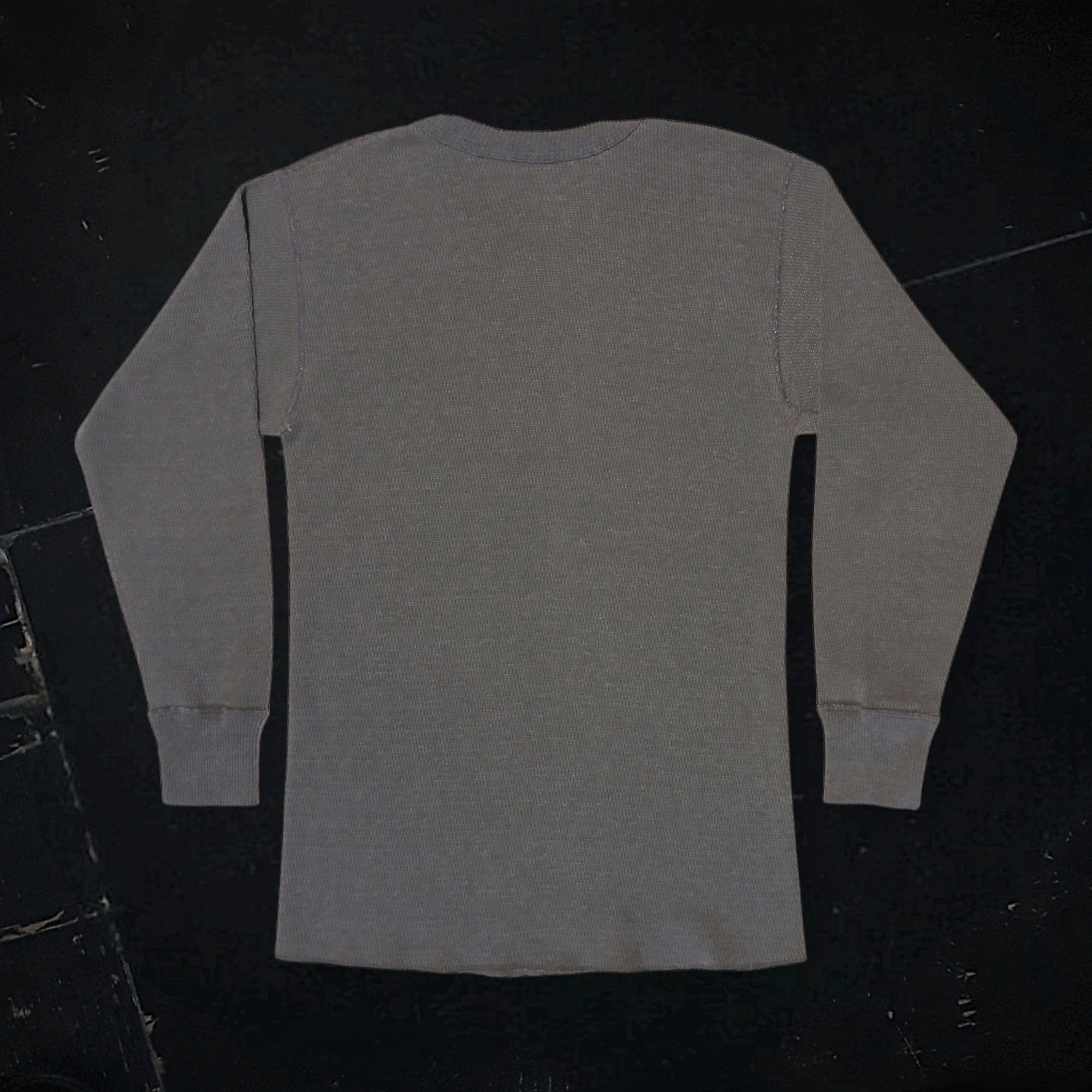 Field & Stream Vtg 70s 80s Field & Stream Grey Waffle Raschel Knit Thermal Size US S / EU 44-46 / 1 - 2 Thumbnail