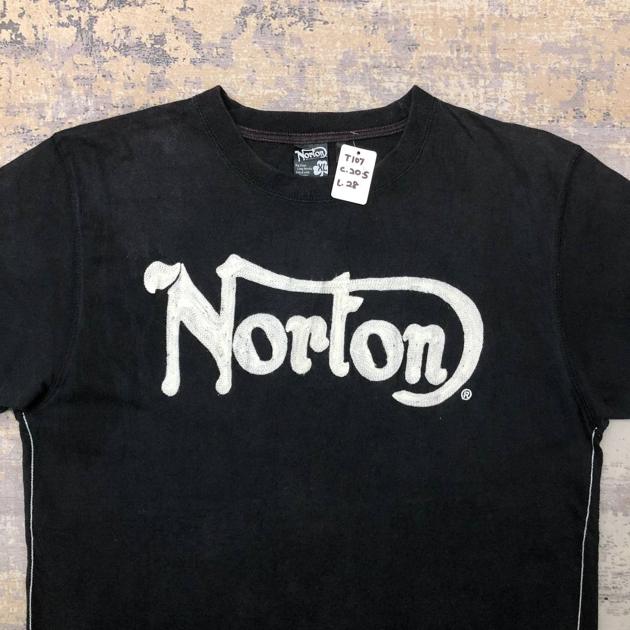 Norton T107 THE MAUDES NORTON BIKER TEE Size US M / EU 48-50 / 2 - 4 Thumbnail