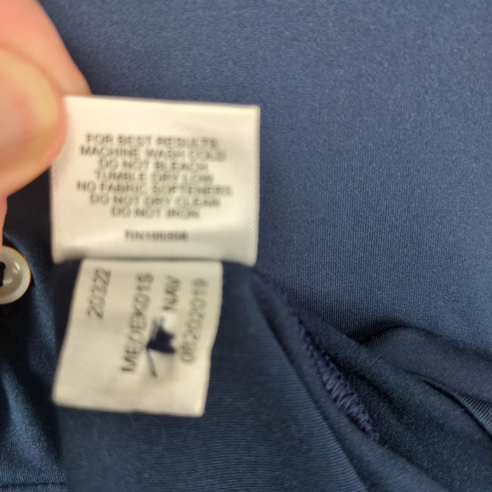 Peter Millar Peter Millar Summer Comfort Men's L Polo Shirt Navy Shelco Size US L / EU 52-54 / 3 - 10 Thumbnail