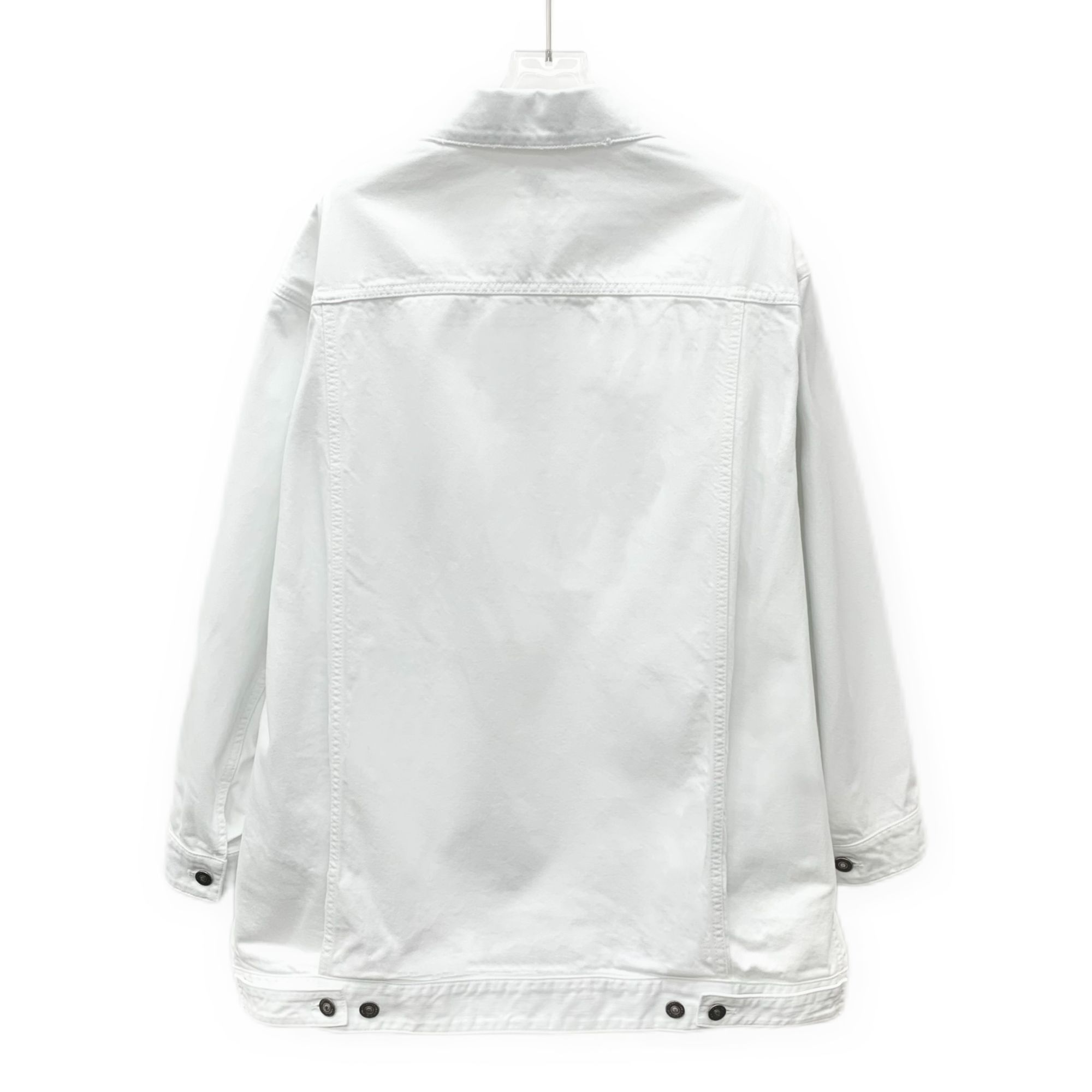 Dior Christian Dior White Logo Bee Embroidered Cotton Denim Jacke Size XS / US 0-2 / IT 36-38 - 9 Thumbnail