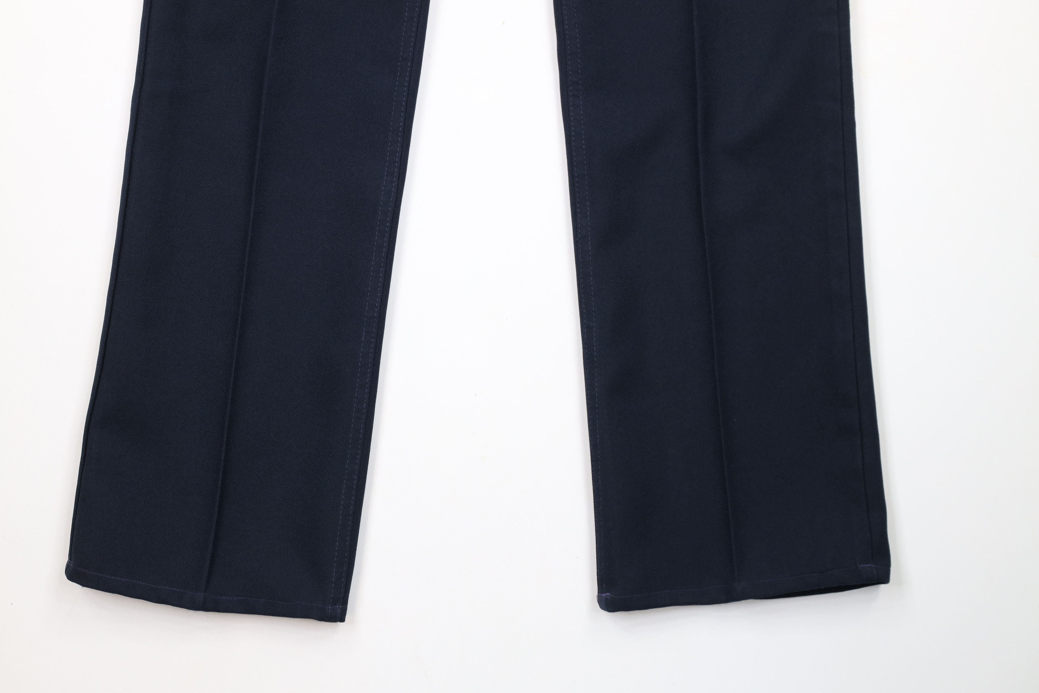 Vintage × Wrangler Vintage 70s Wrangler Flared Wide Leg Chino Pants Blue USA Size US 36 / EU 52 - 4 Thumbnail