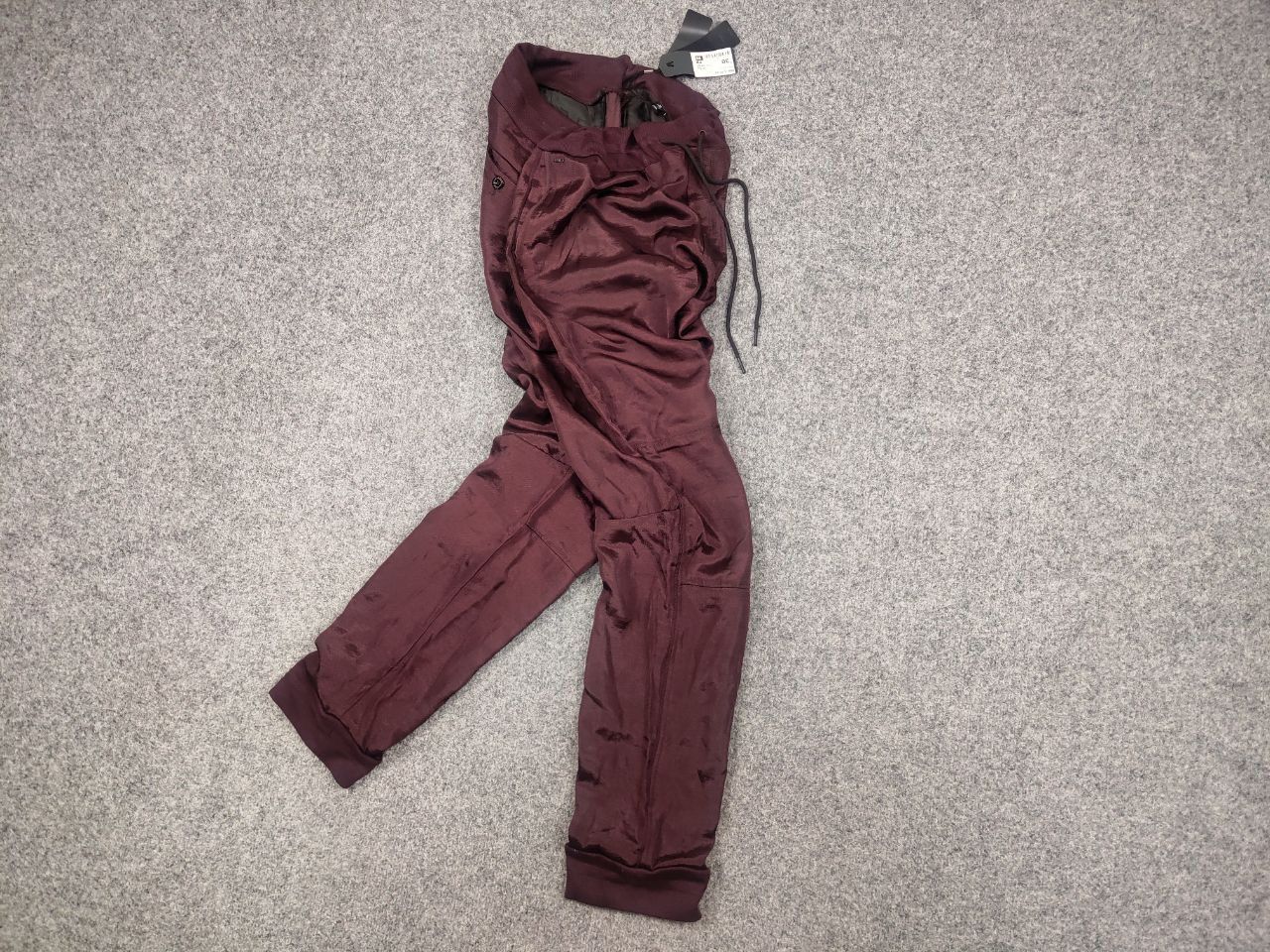 G-Star G Star Raw Bronson 3D Pull on Low Tapered Burgundy Pants Size 34" / US 12 / IT 48 - 3 Thumbnail