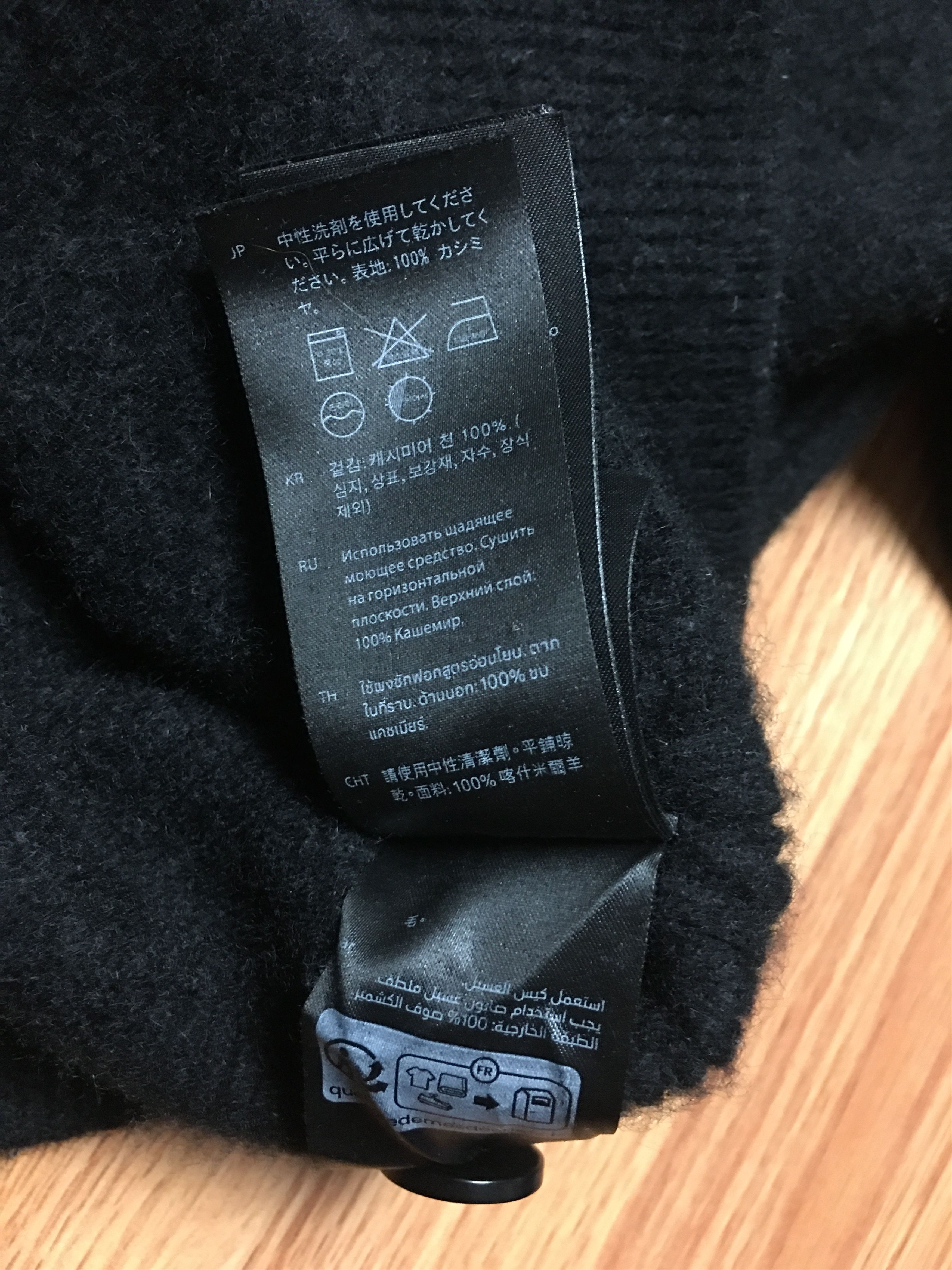 Cos COS Spread Collar Pure Cashmere Black Jumper Sweater Size S / US 4 / IT 40 - 14 Thumbnail