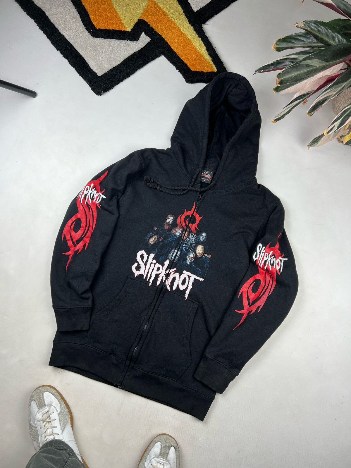 Band Tees Vintage Slipknot All Hope Is Gone Zip Up Hoodie Size US M / EU 48-50 / 2 - 3 Thumbnail