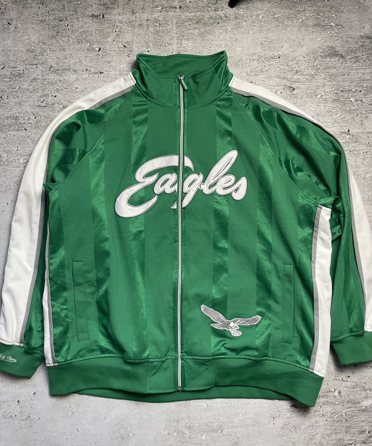 Mitchell & Ness Mitchel & Ness Philadelphia Eagles Track Jacket Size US XXL / EU 58 / 5 - 1 Thumbnail