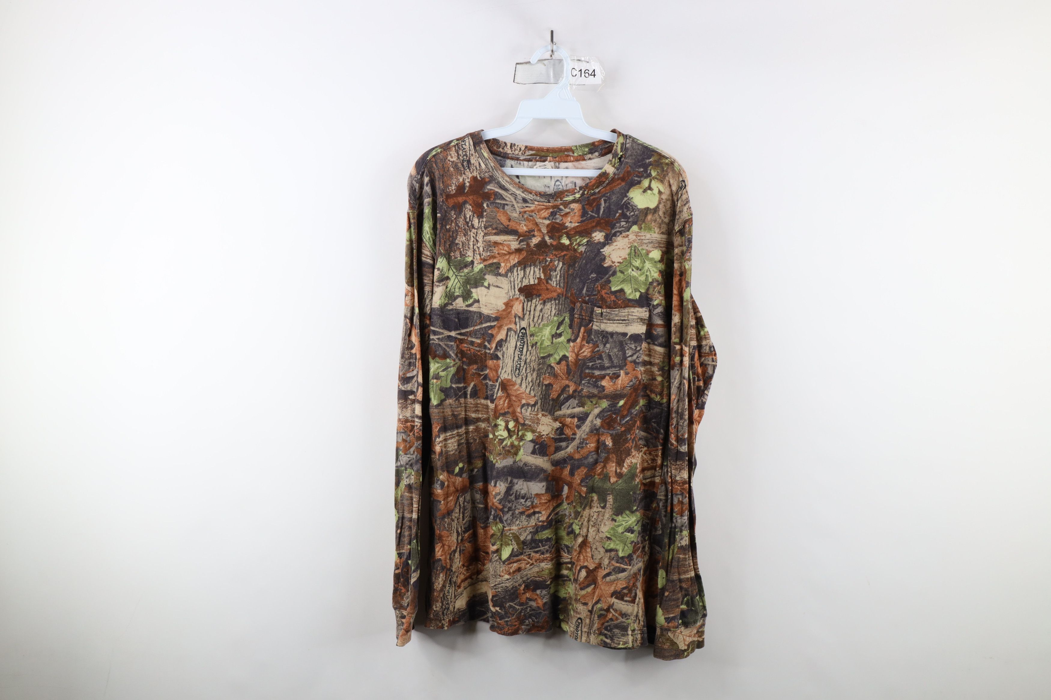 Vintage Vintage 90s Y2K Streetwear Camouflage Long Sleeve T-Shirt Size US M / EU 48-50 / 2 - 1 Thumbnail