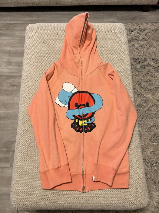 Bape 2006 Bape Baby Milo x Kaws Full Zip Hoodie Grailed