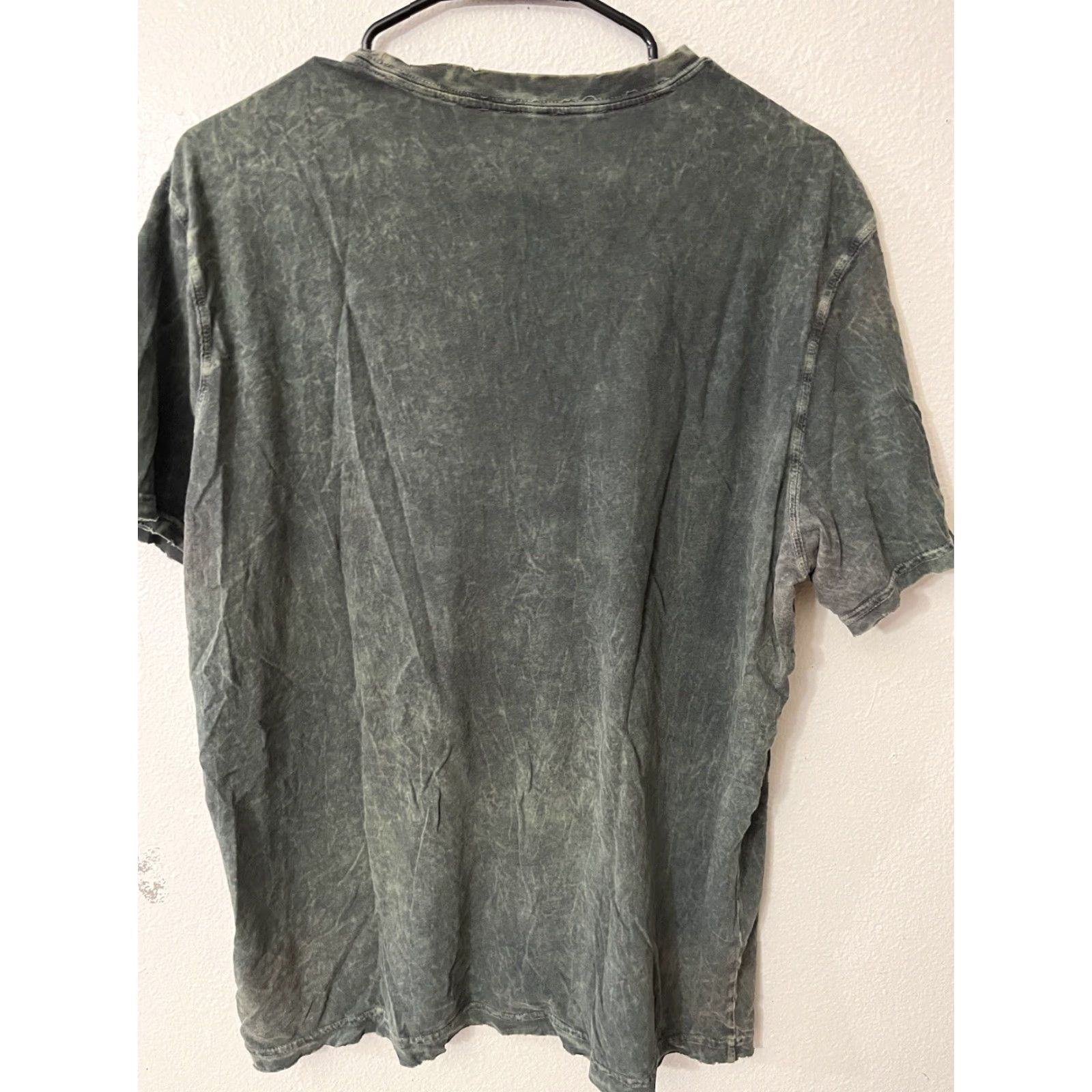 Express VINTAGE Express Shirt Skull Green Short Sleeve Mens Large Button-Up 100% Cotton Size US L / EU 52-54 / 3 - 3 Thumbnail