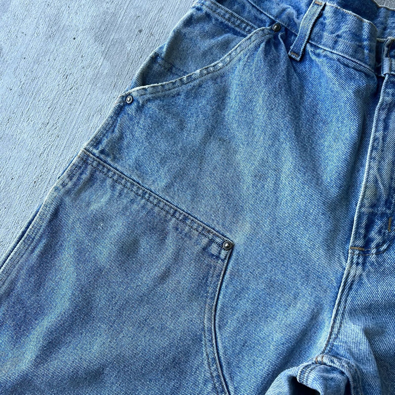 Carhartt × Vintage Carhartt denim blue jean double knee work carpenter pants Size US 34 / EU 50 - 9 Thumbnail