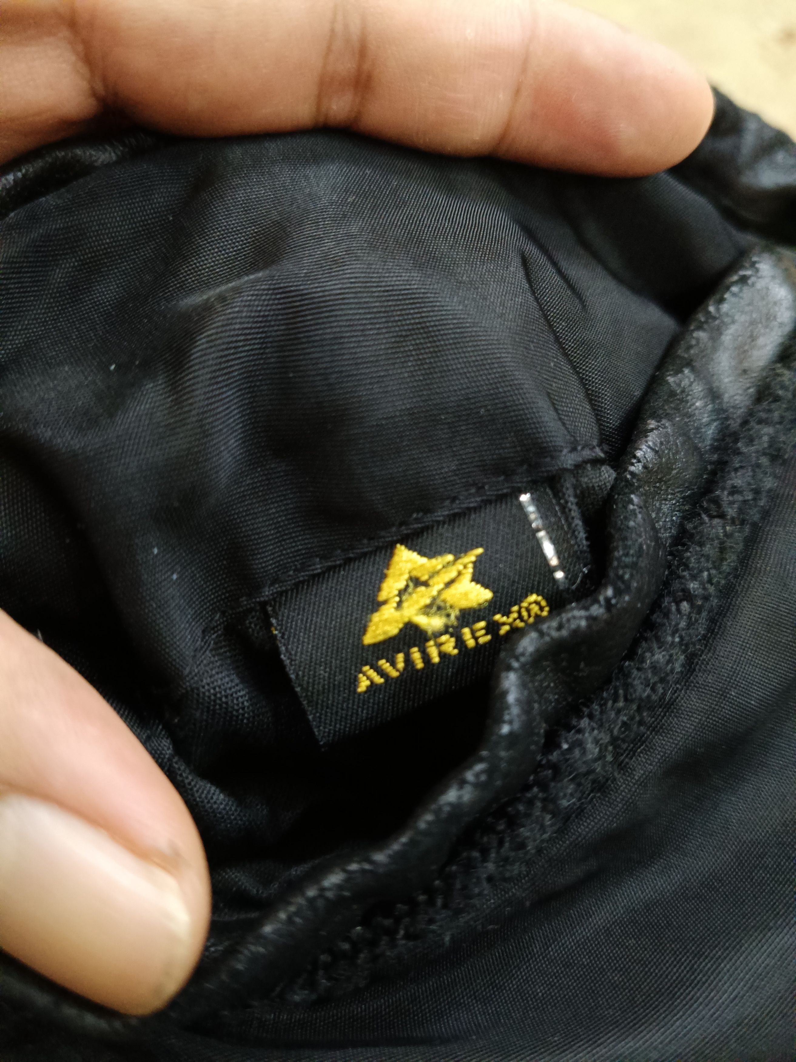 Avirex × Vintage Avirex Leather Sleeves with Big Spellout Size US XL / EU 56 / 4 - 10 Thumbnail