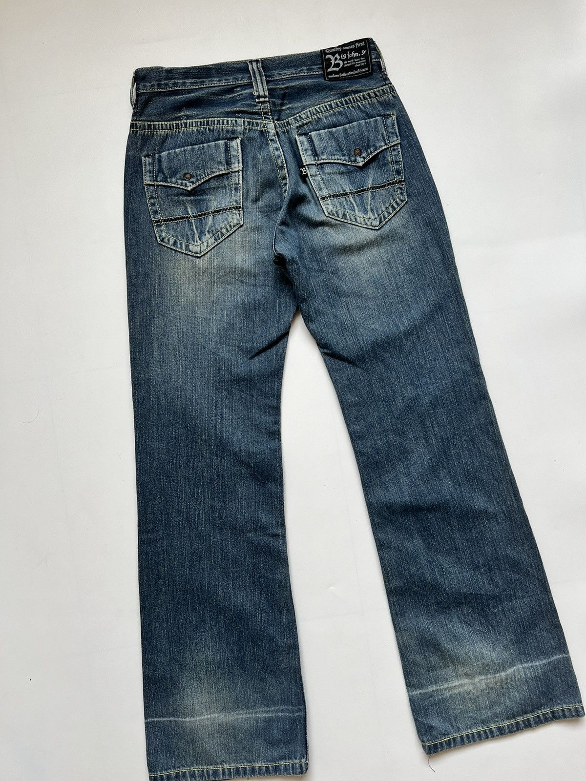 Big John Flared Big John Jr Japanese Denim Vintage Size US 28 / EU 44 - 11 Thumbnail