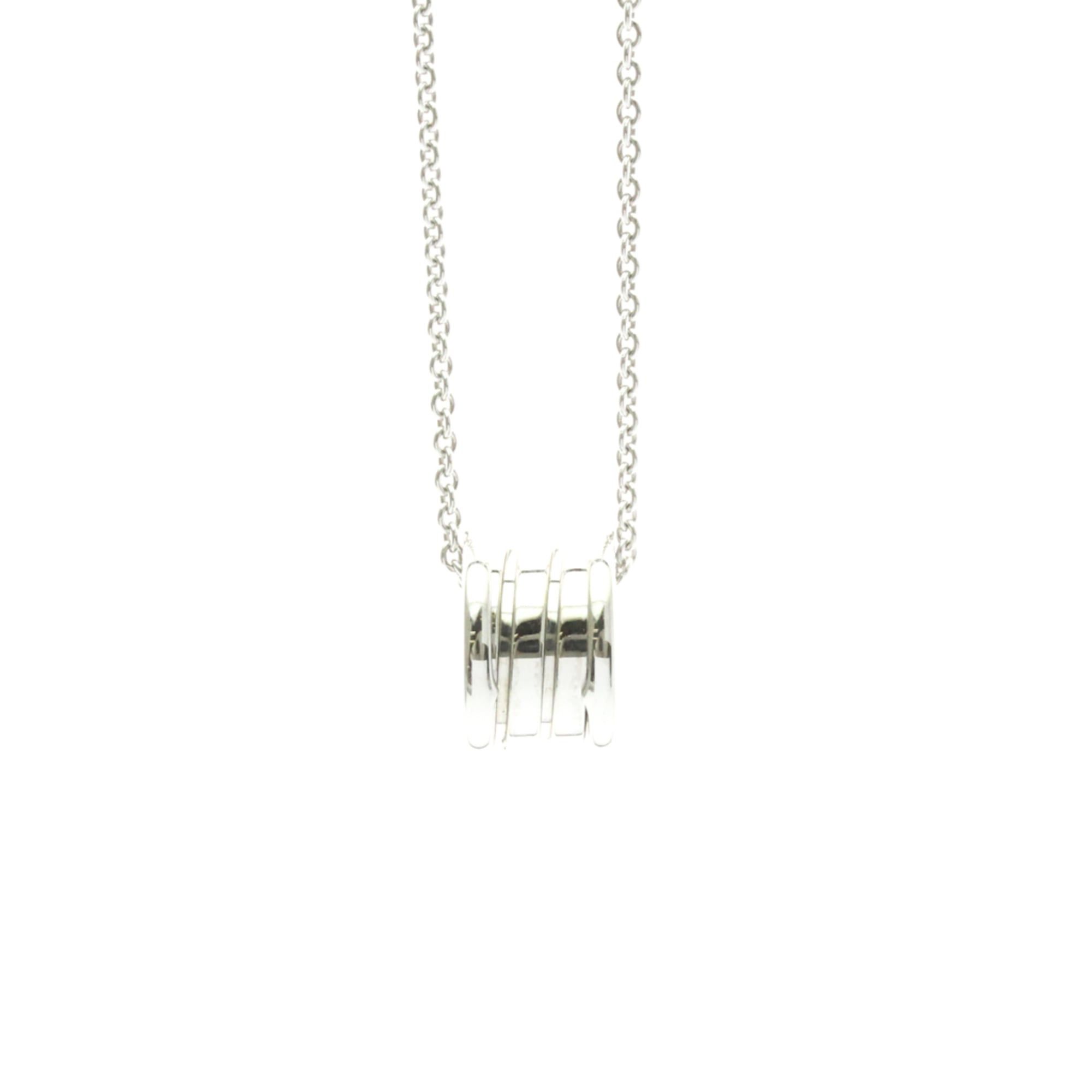 Bvlgari Bvlgari B.zero1 Necklace White Gold (18K) No Stone Men,Women Fashion Pendant Necklace (Silver) Size ONE SIZE - 1 Thumbnail
