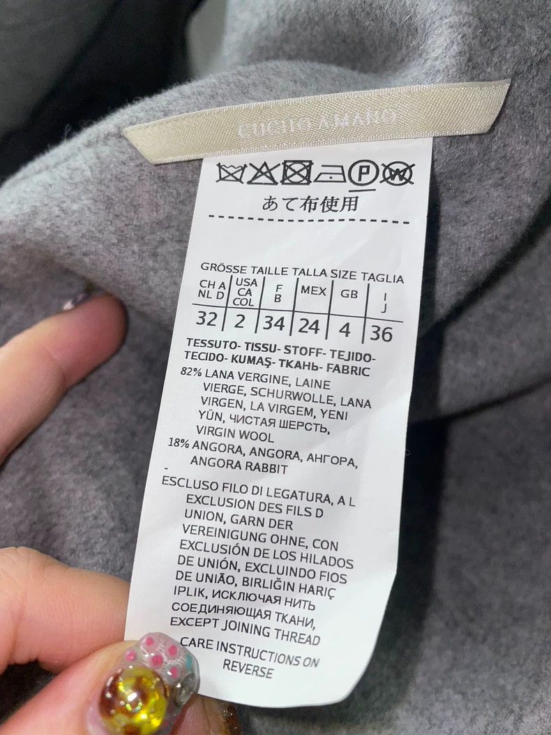 Max Mara Max Mara Rabbit hair and wool blend coat Size XS / US 0-2 / IT 36-38 - 6 Thumbnail