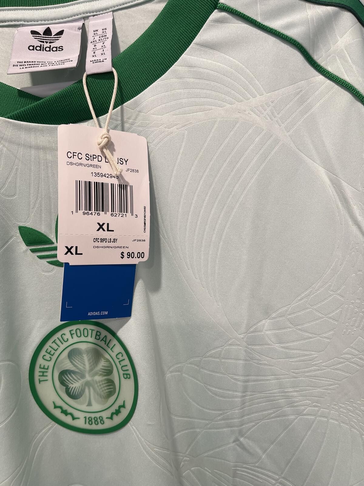 Adidas Adidas Celtic St Patrick’s Day Jersey XL Size US XL / EU 56 / 4 - 3 Thumbnail
