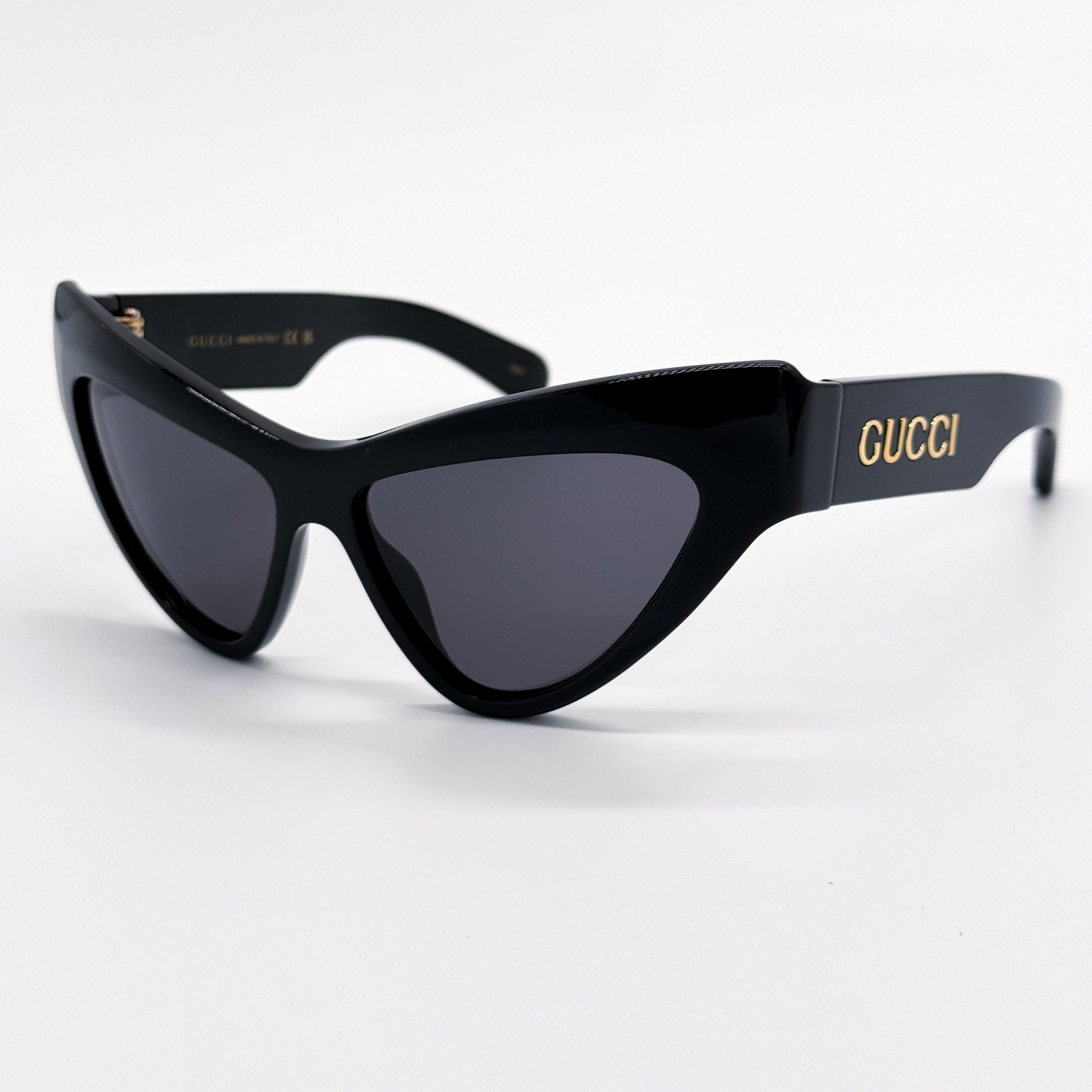 Gucci NEW GUCCI GG1294S 001 WOMEN SHINY BLACK CAT EYE SUNGLASSES Size ONE SIZE - 4 Thumbnail