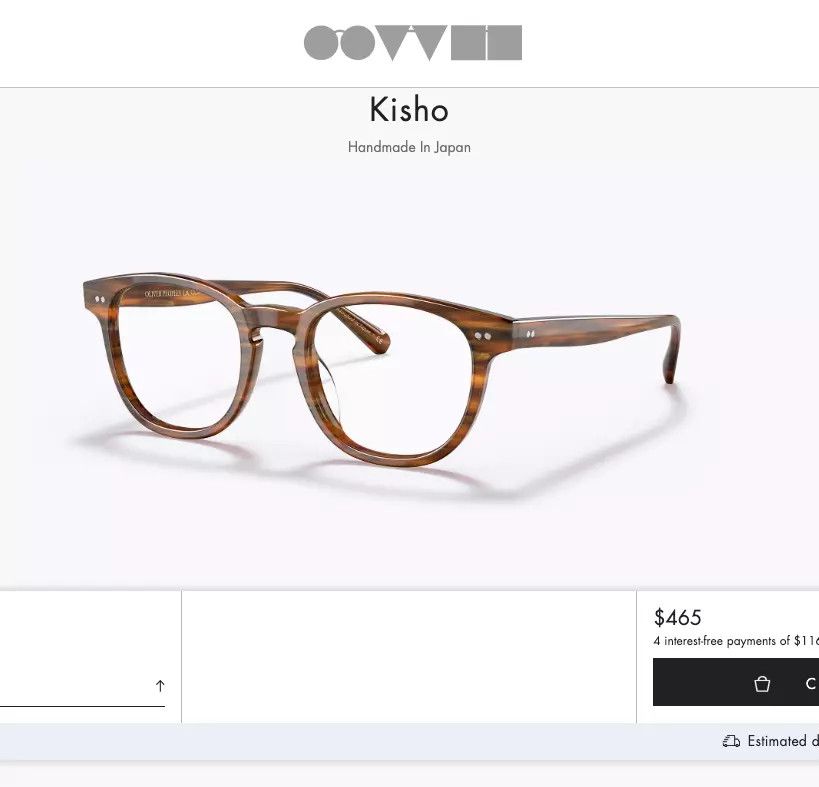 Oliver Peoples KISHO 48mm Optical Size ONE SIZE - 3 Thumbnail