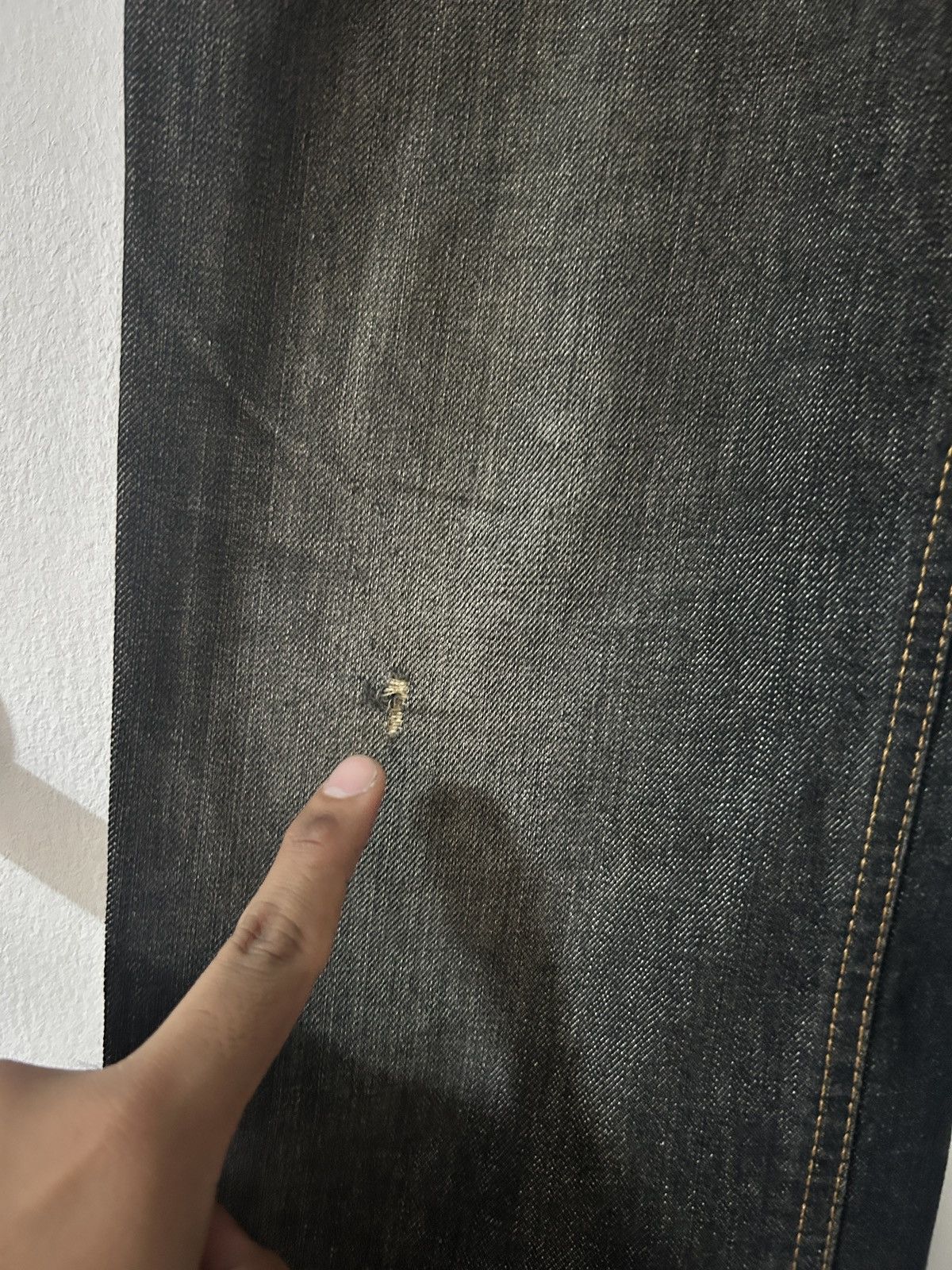 Dolce & Gabbana × Japanese Brand Dolce Gabbana Distressed Black Jeans Size US 37 - 4 Thumbnail