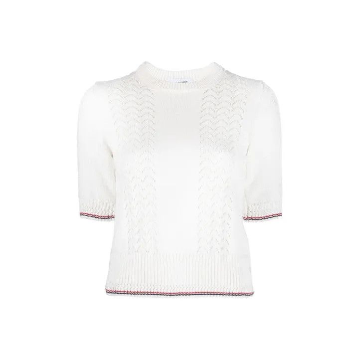 Thom Browne Thom Browne SS23 Striped Knit Pullover Sweater 0079 Size M / US 6-8 / IT 42-44 - 1 Thumbnail