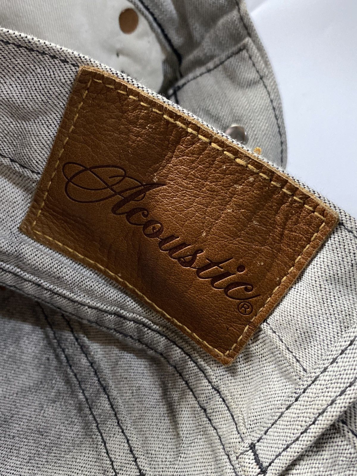 Le Grande Bleu (L.G.B.) Lace up acoustic smoke wash pant japanese brand Size US 32 / EU 48 - 13 Thumbnail