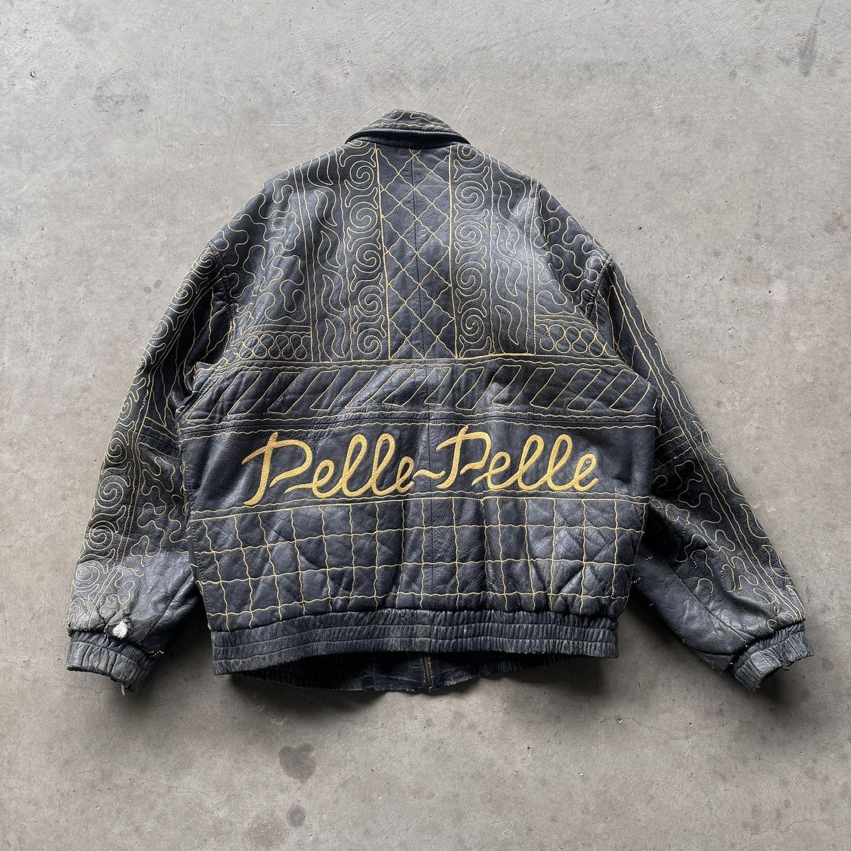 Pelle Pelle Vintage Pelle Pelle Leather Jacket Size US XXL / EU 58 / 5 - 2 Thumbnail