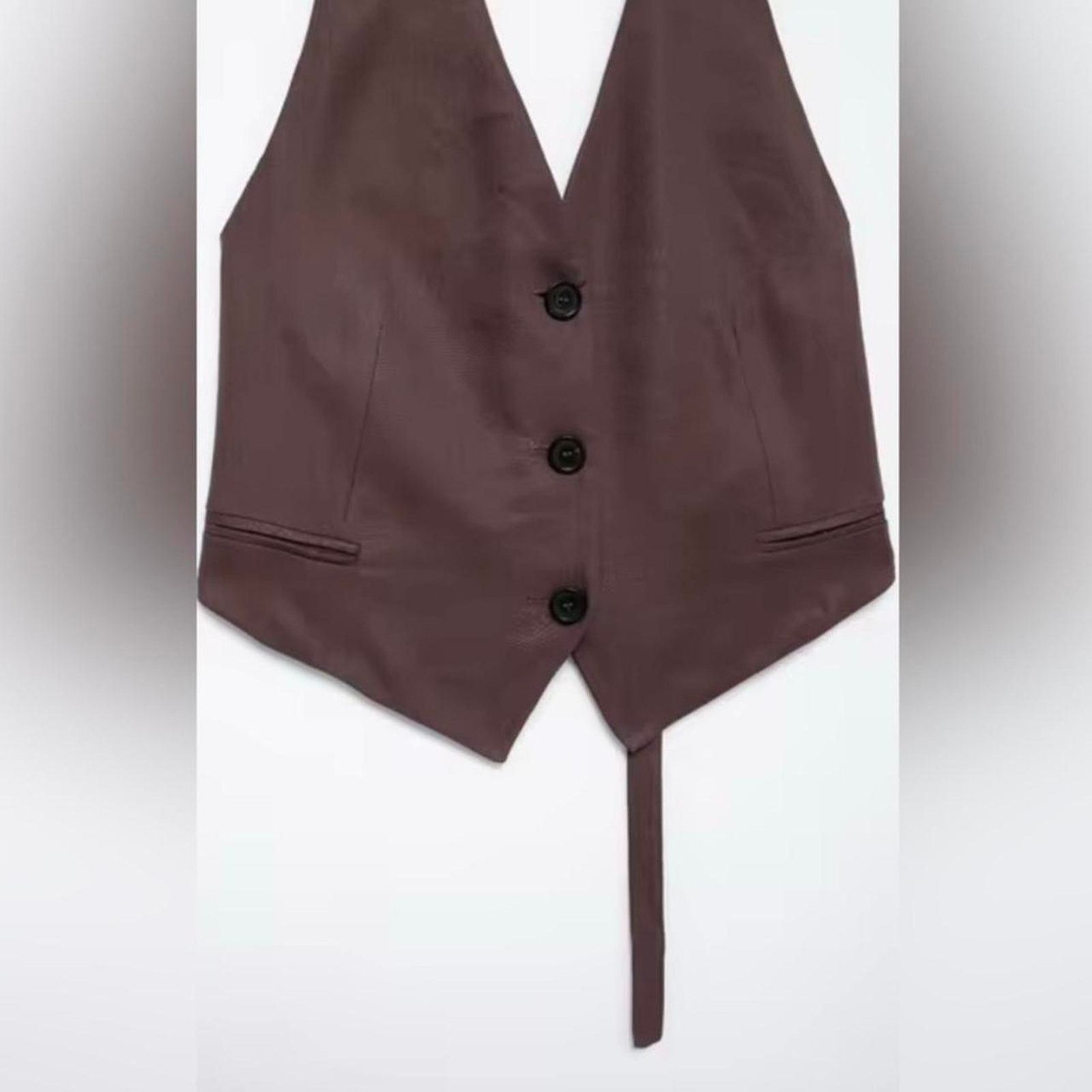 Zara Brown zara vest Size S / US 4 / IT 40 - 4 Thumbnail
