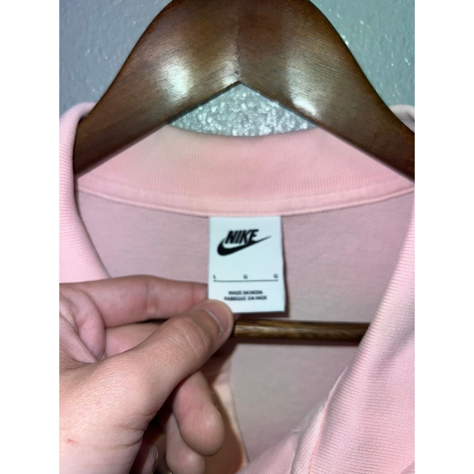 Nike Nike Pink Polo Shirt Golf Golfing Tee Small Stain Large Size US L / EU 52-54 / 3 - 6 Thumbnail