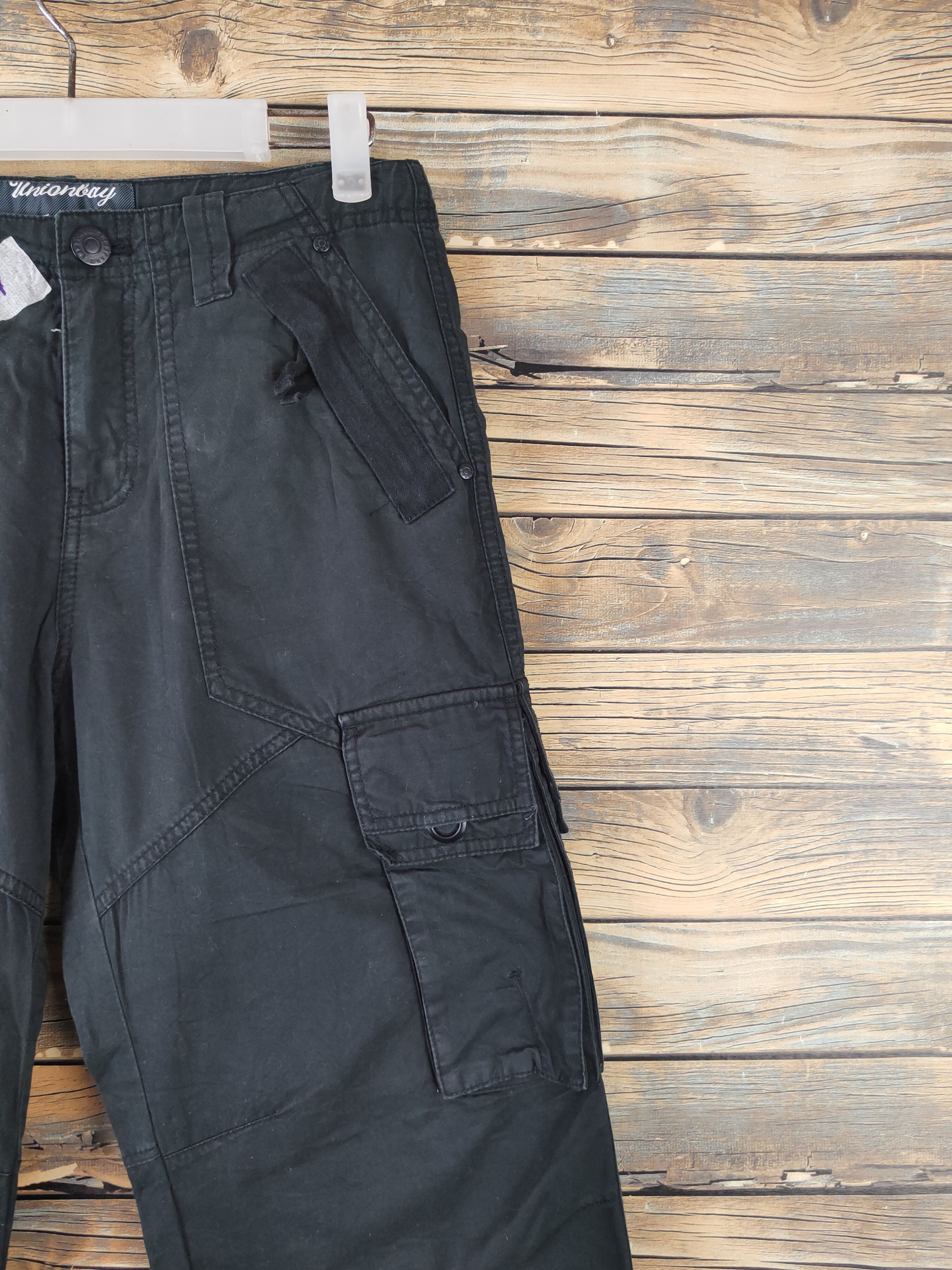 UNIONBAY DLL Unionbay Black Multipocket Tactical Cargo Pants #217 Size US 29 - 5 Thumbnail