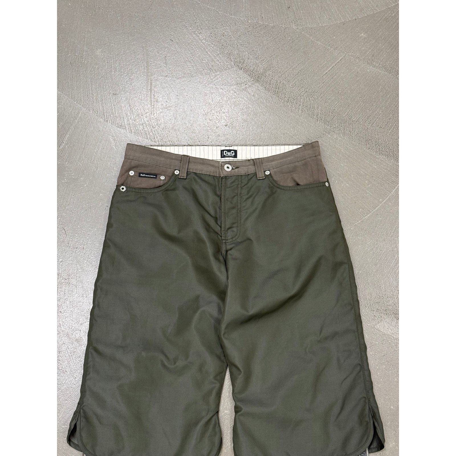 Dolce & Gabbana A/W2004 Dolce & Gabbana double layer hybrid pants Size 33" - 4 Thumbnail