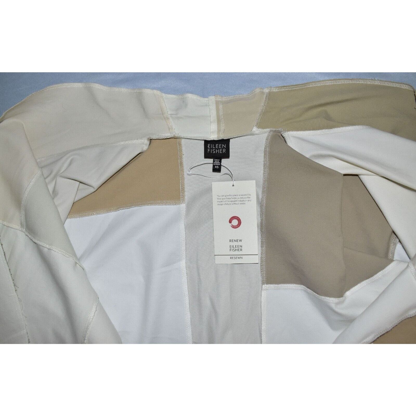 Eileen Fisher NWT EILEEN FISHER Resewn Cotton Blend Kimono Coat Sz XS $278 Size XS / US 0-2 / IT 36-38 - 6 Thumbnail