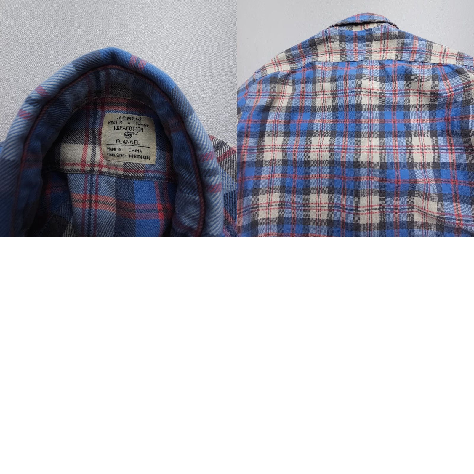 J.Crew J. Crew Shirt Mens M Long Sleeve Plaid Flannel Lightweight Button Up Multicolor Cotton Size US M / EU 48-50 / 2 - 8 Thumbnail