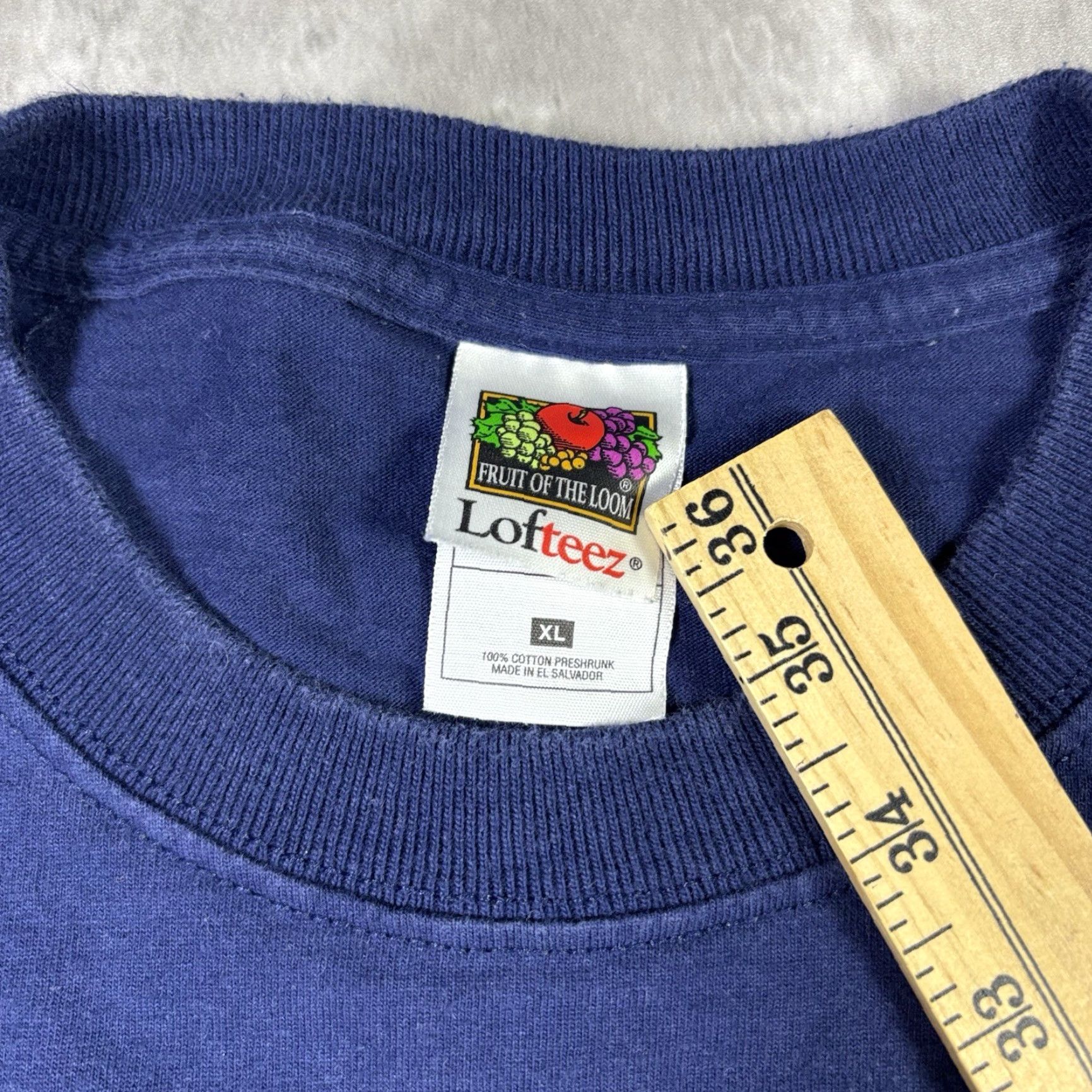 Fruit Of The Loom VINTAGE I Came I Saw I Napped Funny Quote T Shirt Adult XL Blue Cotton Fruit of the Loom Mens Short Sleeve Round Neck Graphic Print Size US XL / EU 56 / 4 - 6 Thumbnail