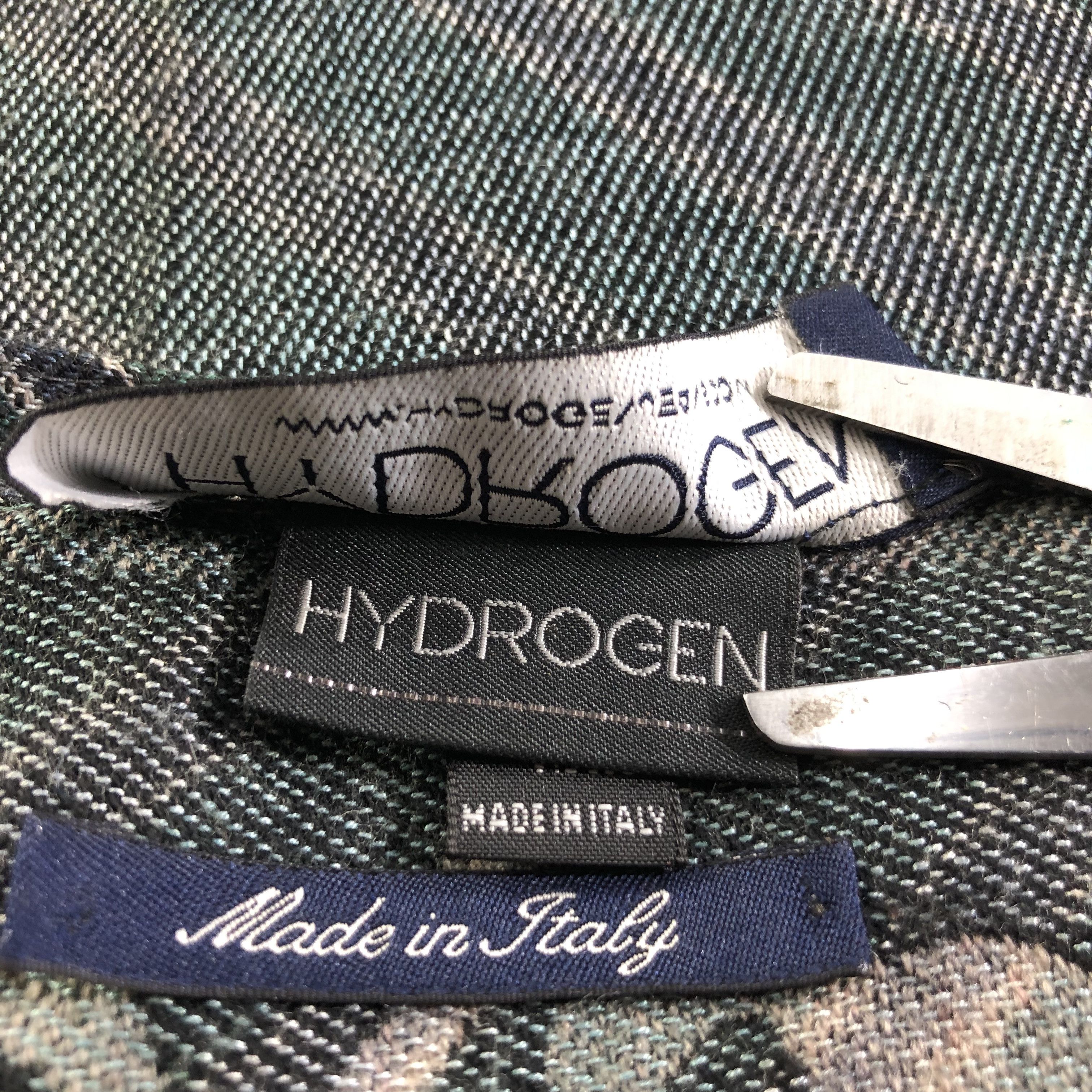HYDROGEN Hydrogen Italy Skulls Wool Scarf Muffler V1943 Size ONE SIZE - 6 Thumbnail