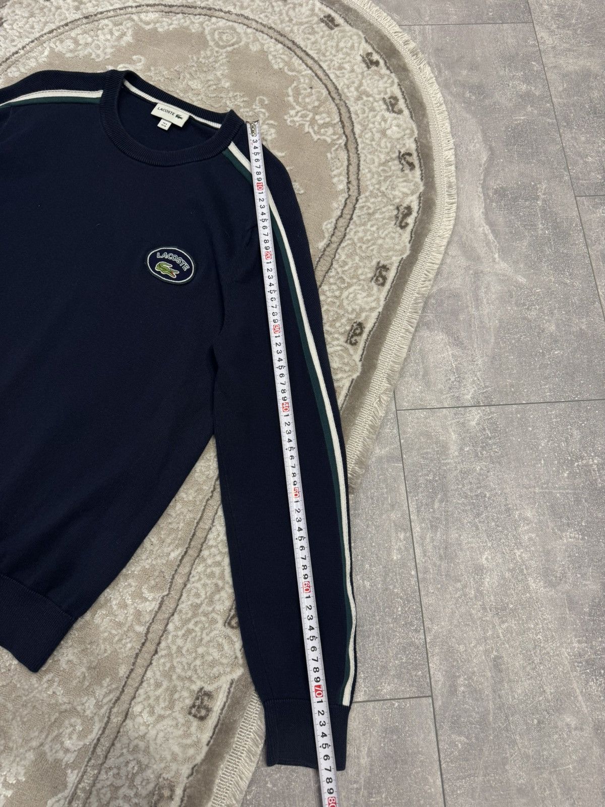 Lacoste Vintage Lacoste Striped Sweatshirt Crewneck Jumper Size US M / EU 48-50 / 2 - 5 Thumbnail