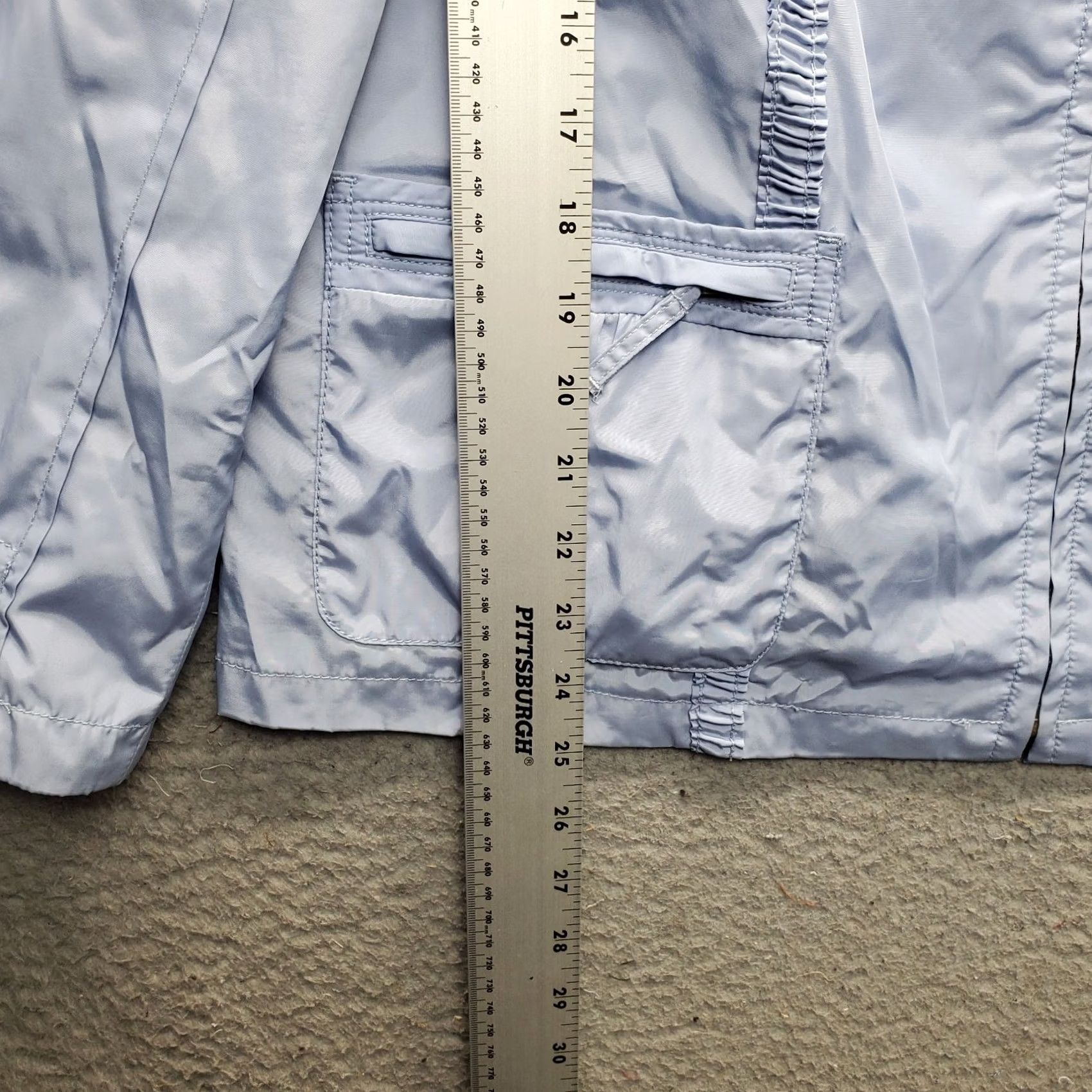 Vintage Zenergy by Chico's Periwinkle Fitted Jacket Womens Size 2 Blue Lined Collar Zip Front Jacket Size XS / US 0-2 / IT 36-38 - 3 Thumbnail