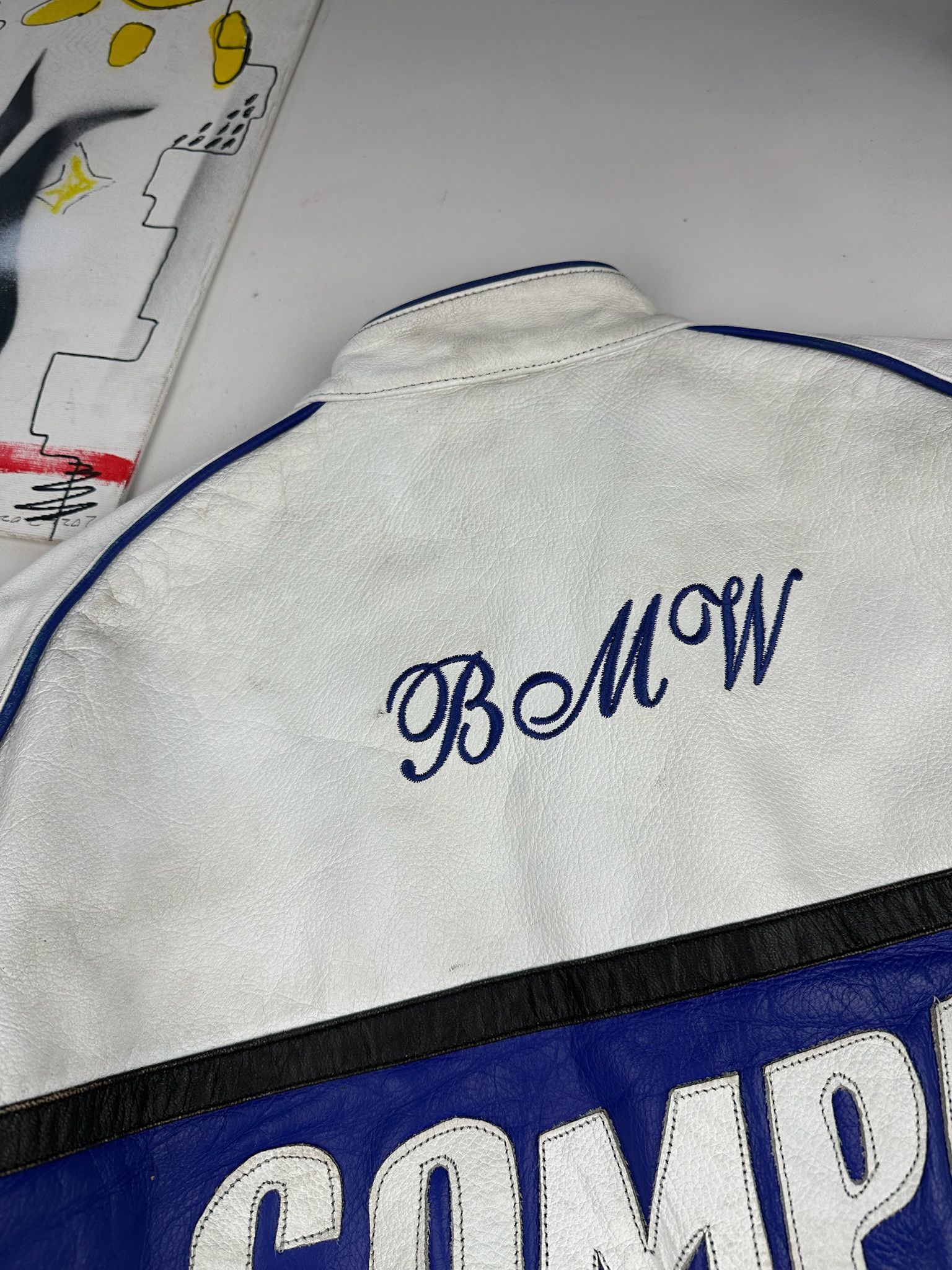 BMW BMW Racing Leather Jacket Rare Streetwear Size US XL / EU 56 / 4 - 14 Thumbnail