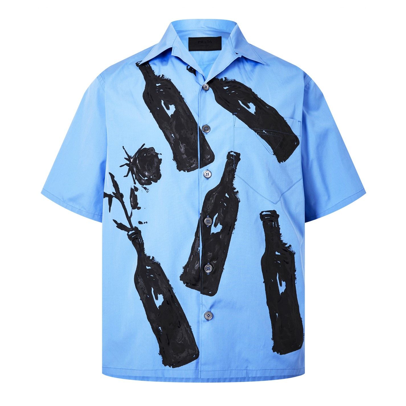 Prada PRADA Graphic Print Shirt Size US S / EU 44-46 / 1 - 1 Thumbnail