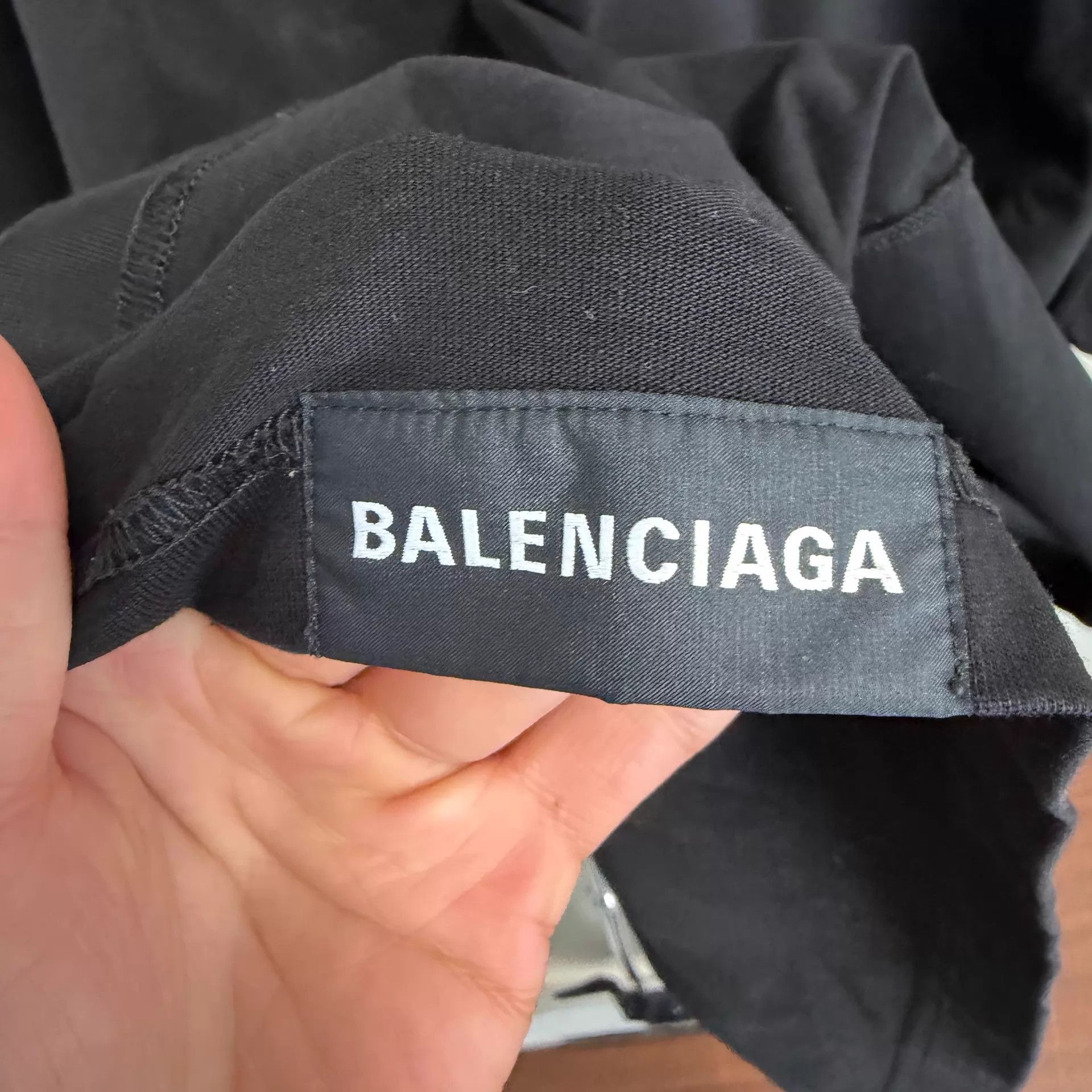 Balenciaga Balenciaga Crew Neck Short Sleeve T Black O/S Size 4 SS22 Size US XL / EU 56 / 4 - 7 Thumbnail