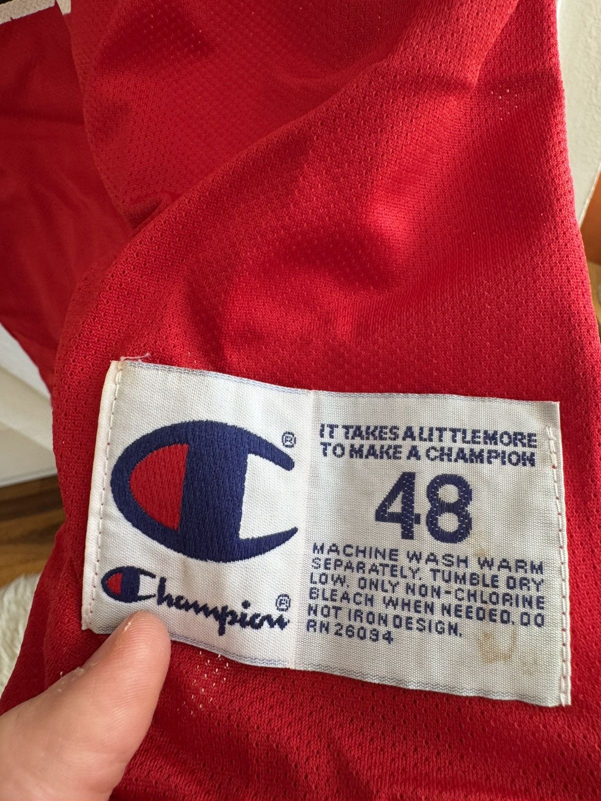 Champion Vntg 90’s Chicago Bulls Dennis Rodman Champion Jersey Sz 48 Size US M / EU 48-50 / 2 - 5 Thumbnail