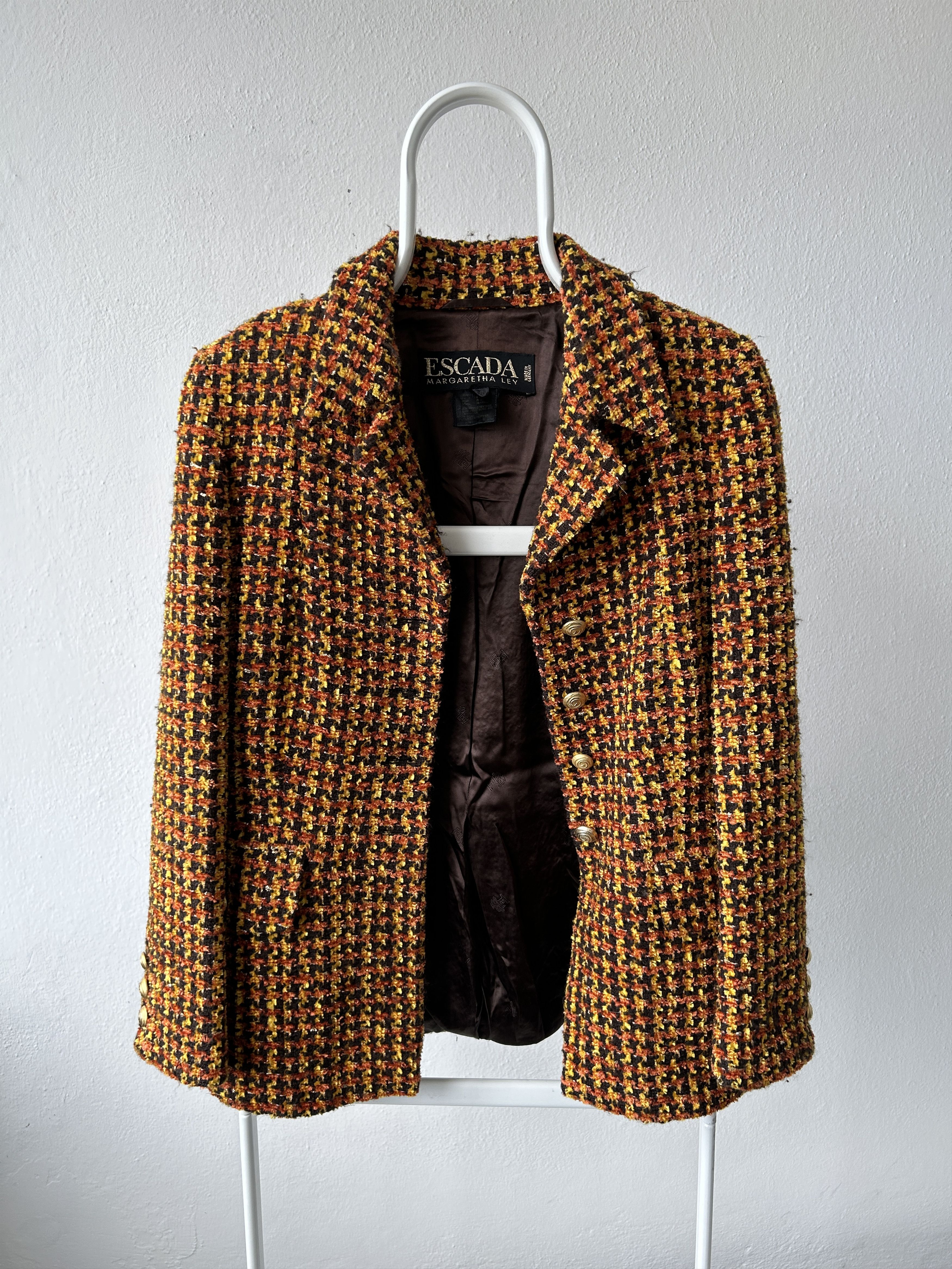 Escada Vintage Escada tweed blazer Size M / US 6-8 / IT 42-44 - 14 Thumbnail