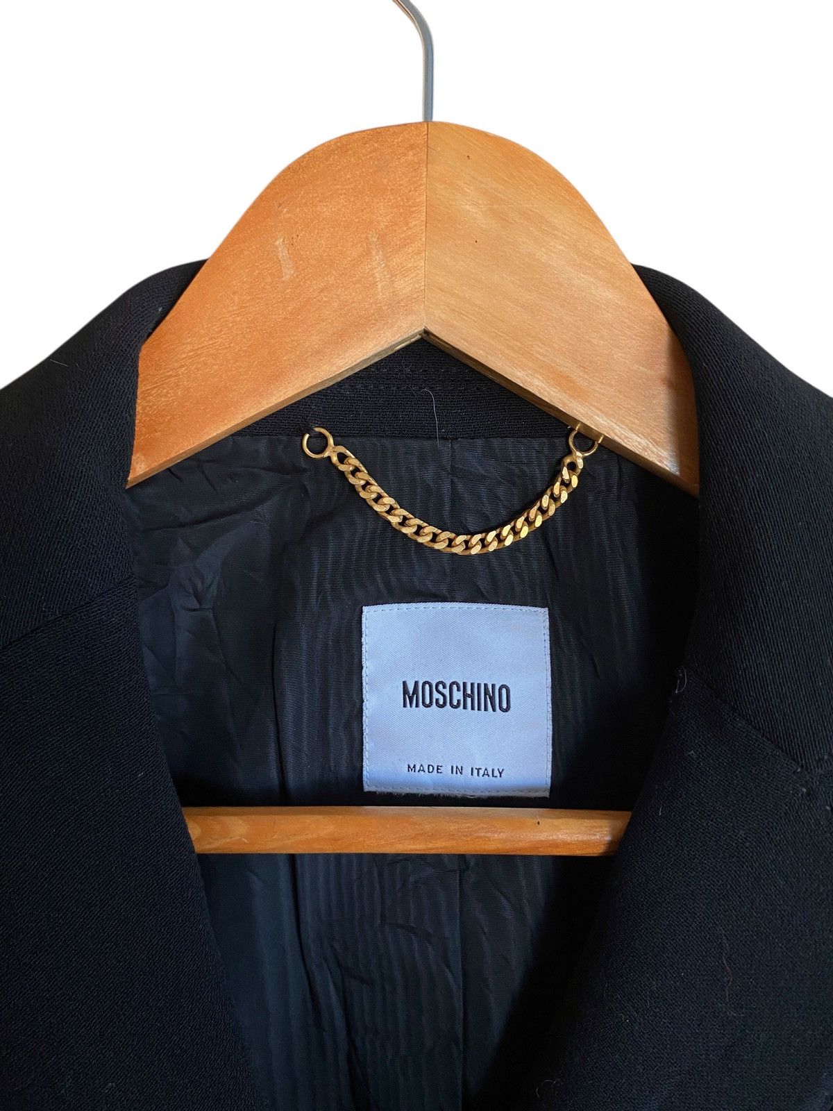 Moschino Very Rare Vintage Brand Moschino Wool Trench Coat 2000s Size US S / EU 44-46 / 1 - 6 Thumbnail