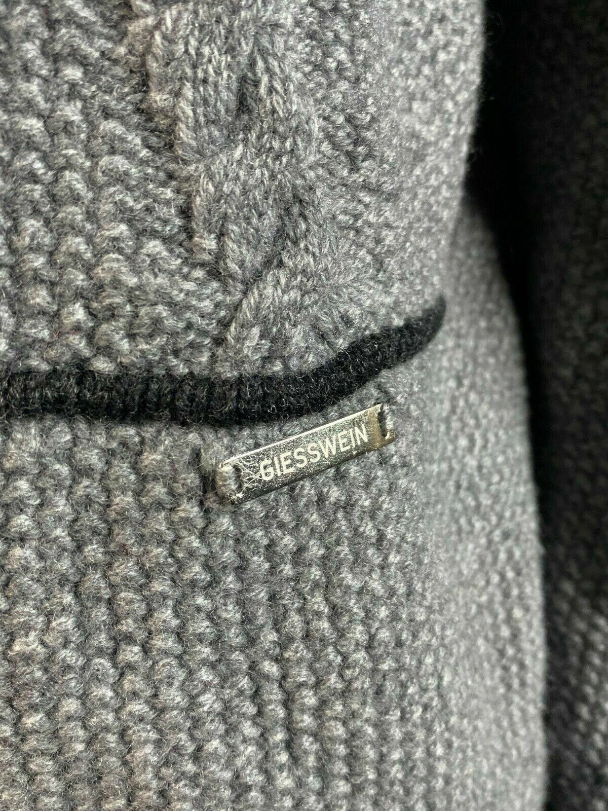 GIESSWEIN Ladies Giesswein Austria Grey Wool Knit Size 44 / GB 30 Size M / US 6-8 / IT 42-44 - 4 Thumbnail