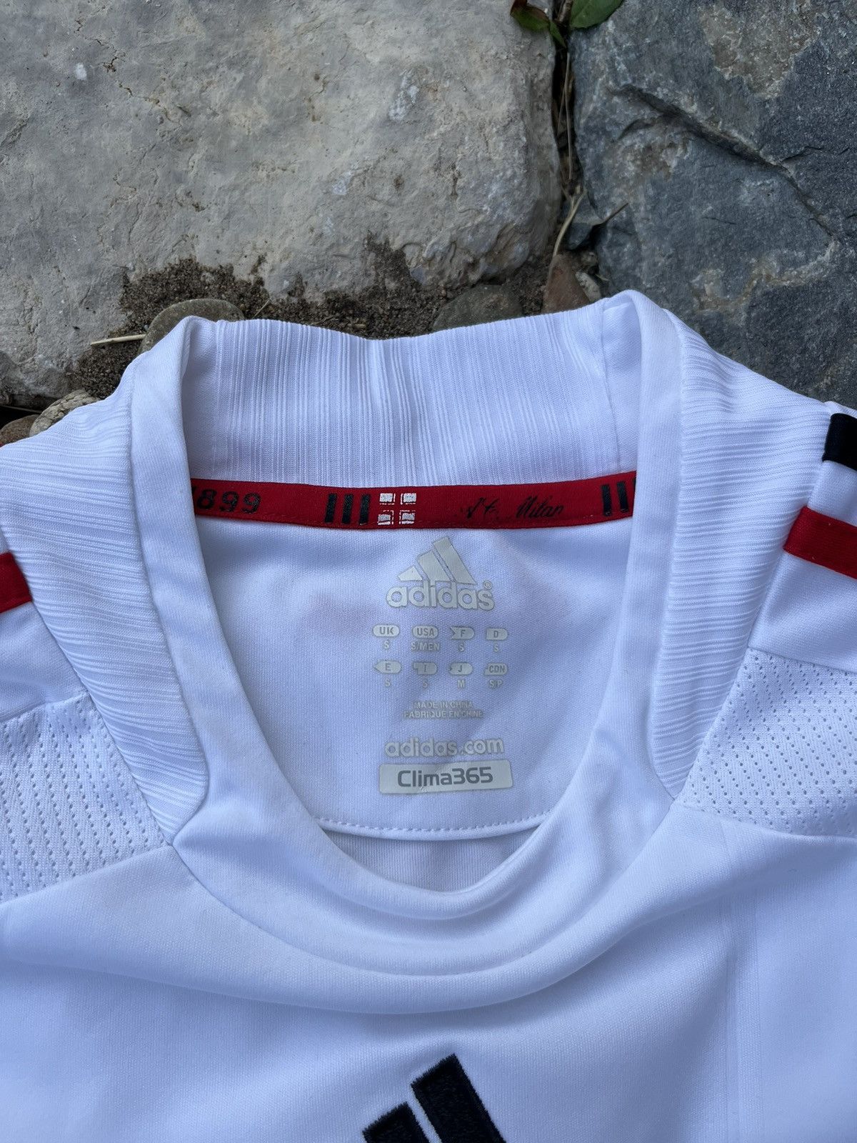 Adidas × Vintage Vintage Adidas AC Milan 2008-2009 soccer jersey y2k tee Size US S / EU 44-46 / 1 - 14 Thumbnail