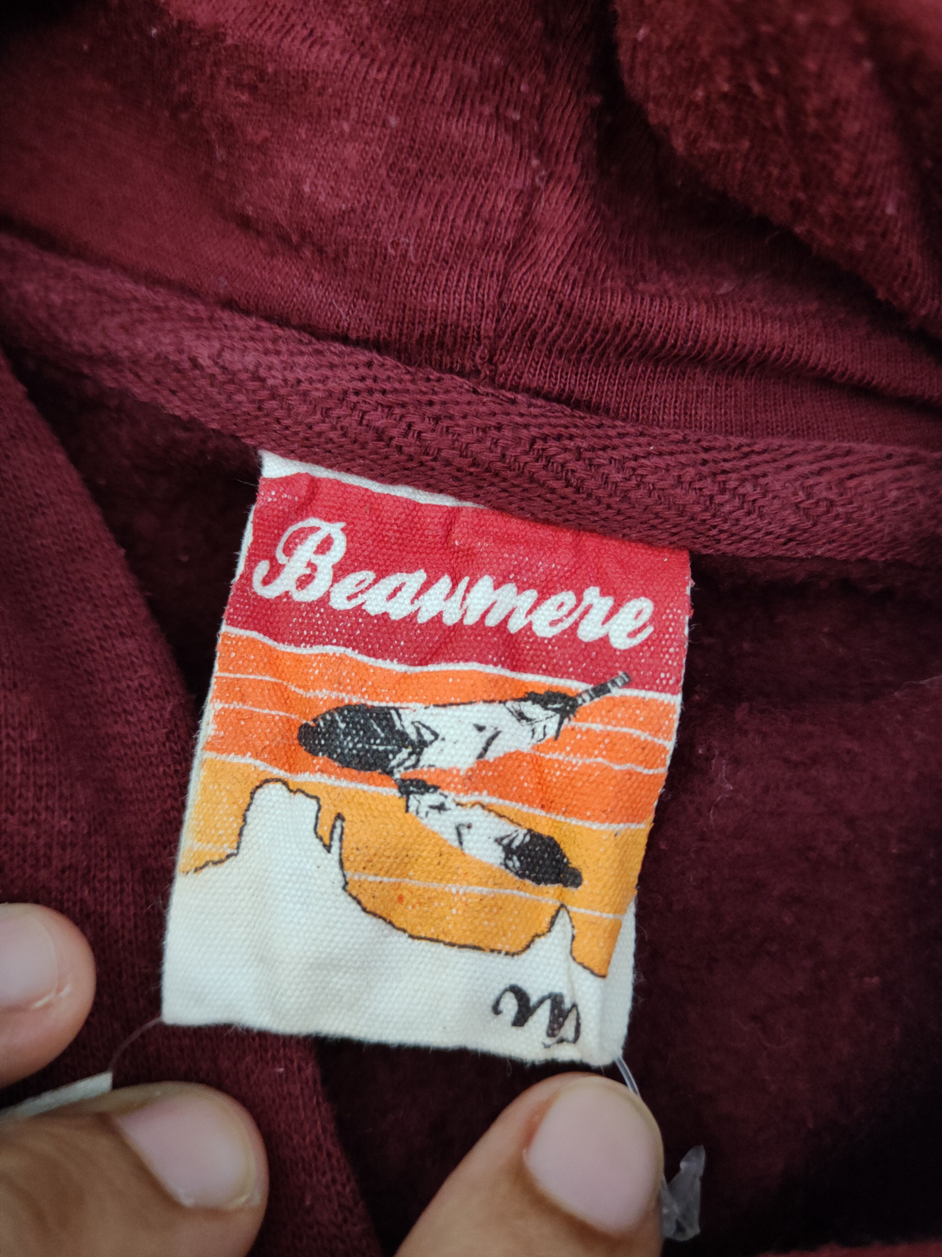 Beaumere DL Beaumere Maroon Hoodie Sweatshirts #543 Size US M / EU 48-50 / 2 - 14 Thumbnail