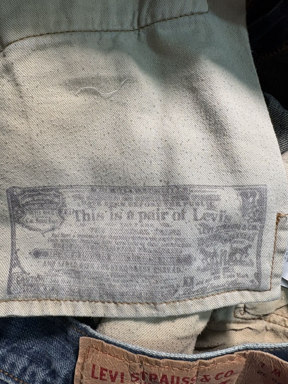 Levi's Vintage Clothing Levi’s 501 Original Fit Jeans Mid Wash Distressed Denim W36 Size US 36 / EU 52 - 14 Thumbnail