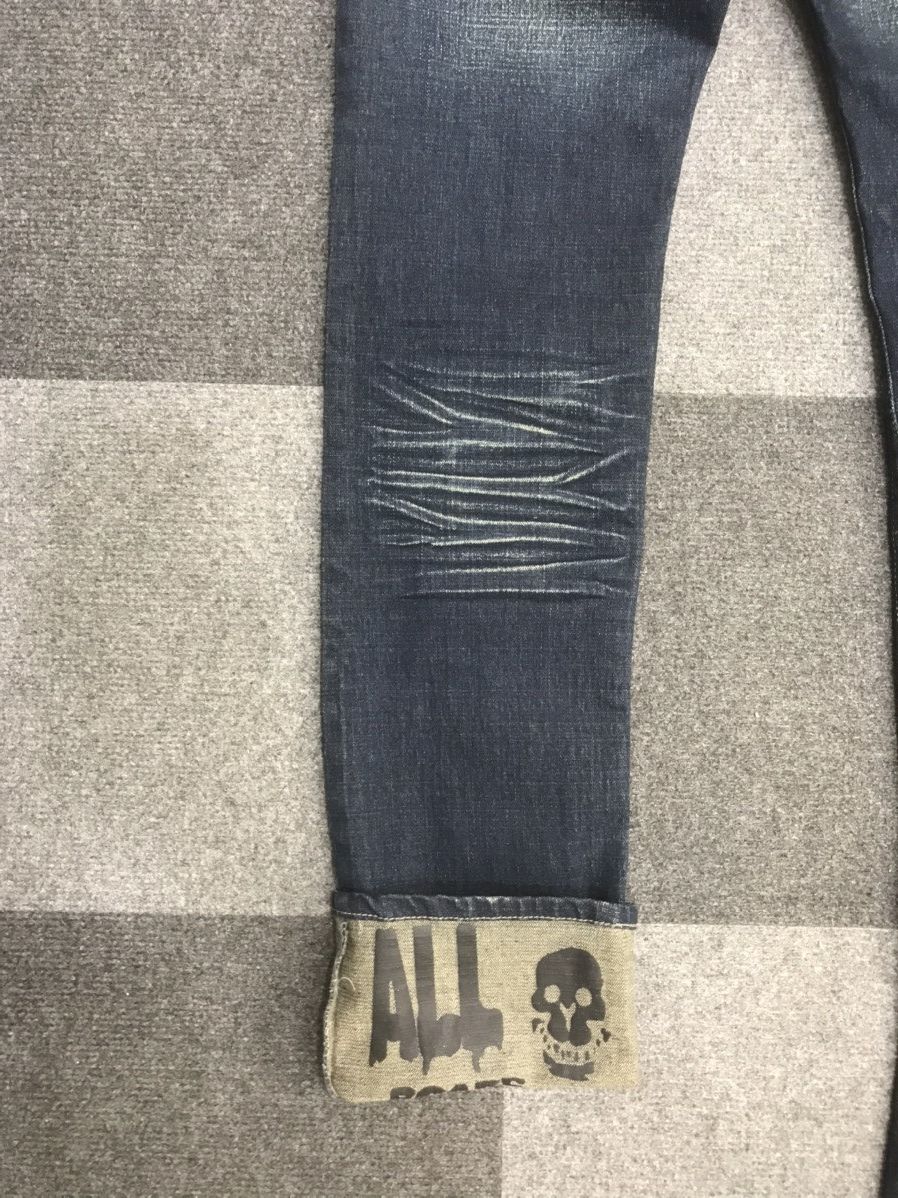 PPFM 💥Archival💥PPFM "ALL ROADS LEAD TO ROCK" Skinny Jeans F629 Size US 32 / EU 48 - 13 Thumbnail